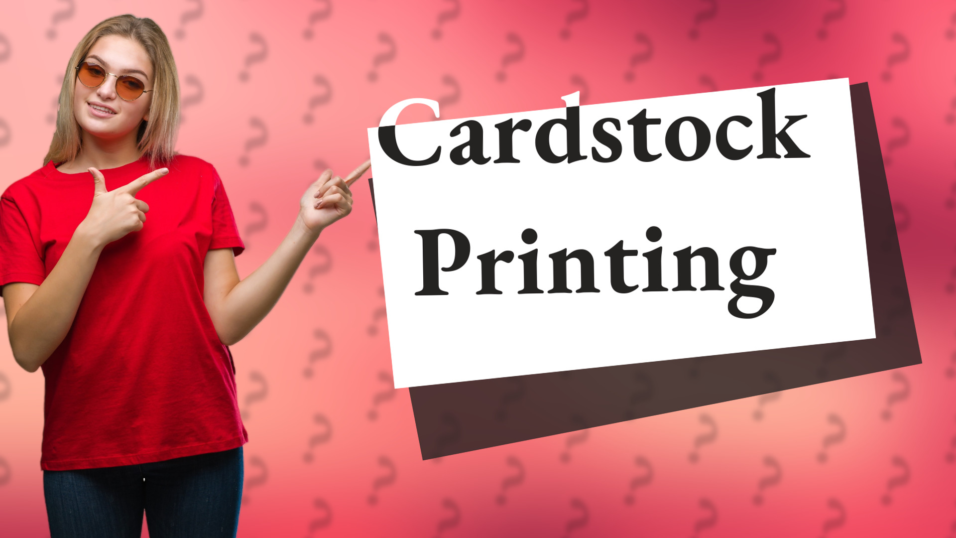 Cardstock Printing