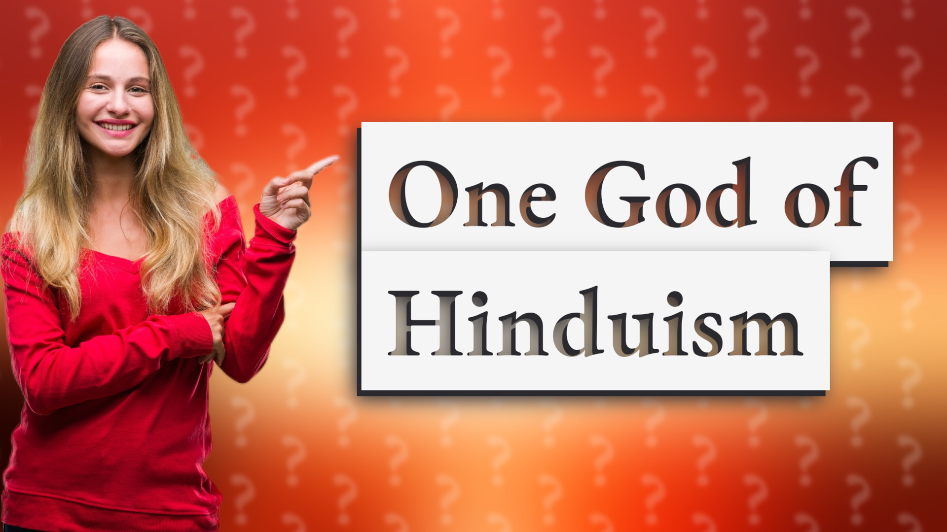 One God of Hinduism