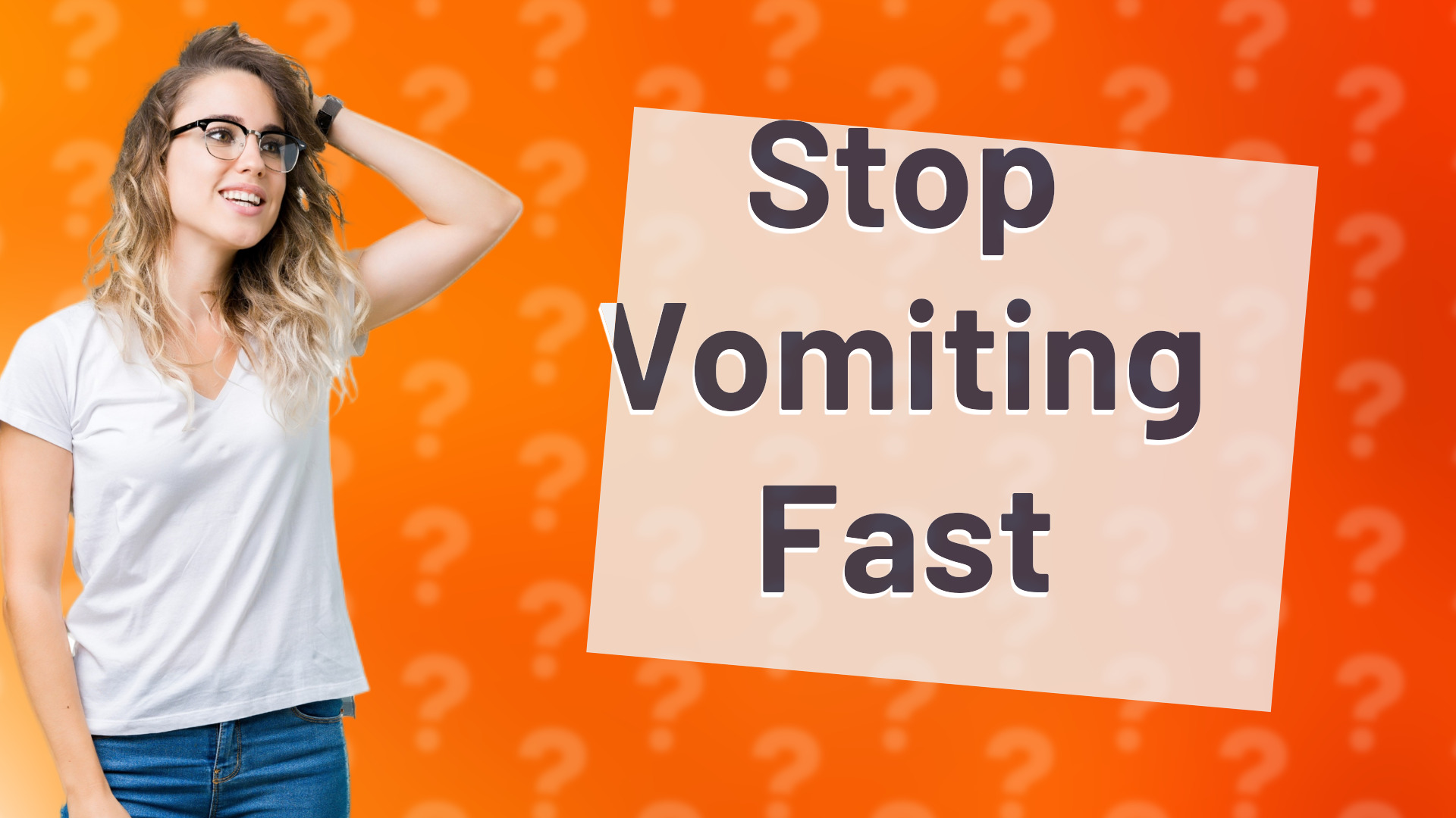 Stop Vomiting Fast