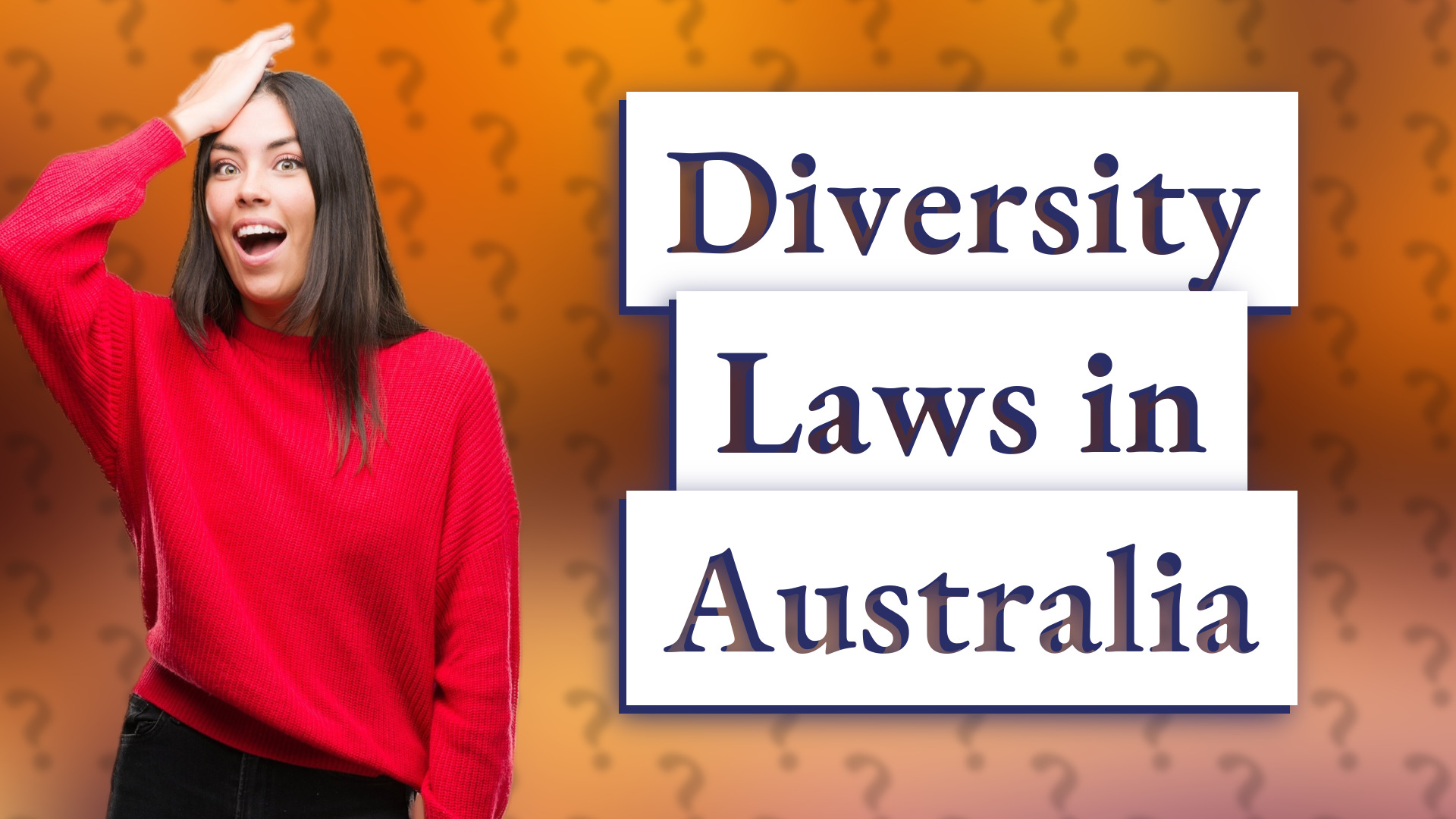 Diversity Laws in Australia