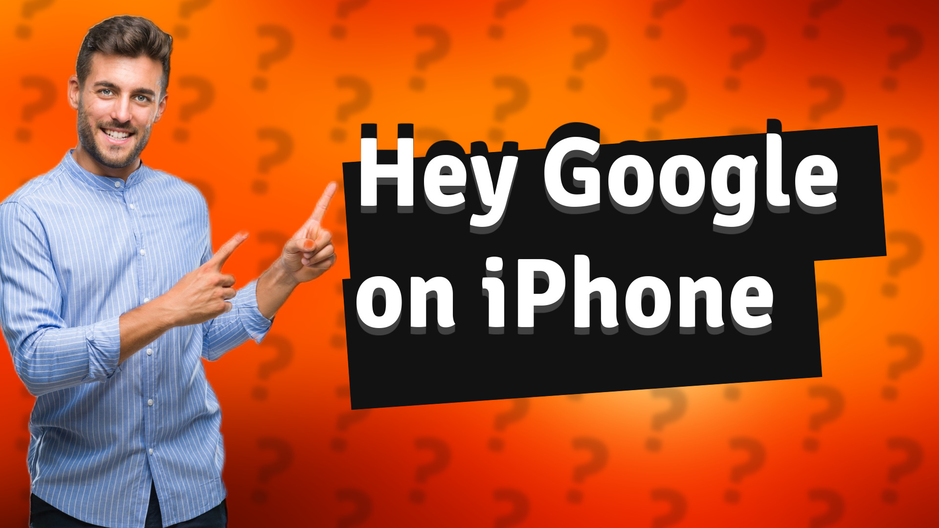 Hey Google on iPhone