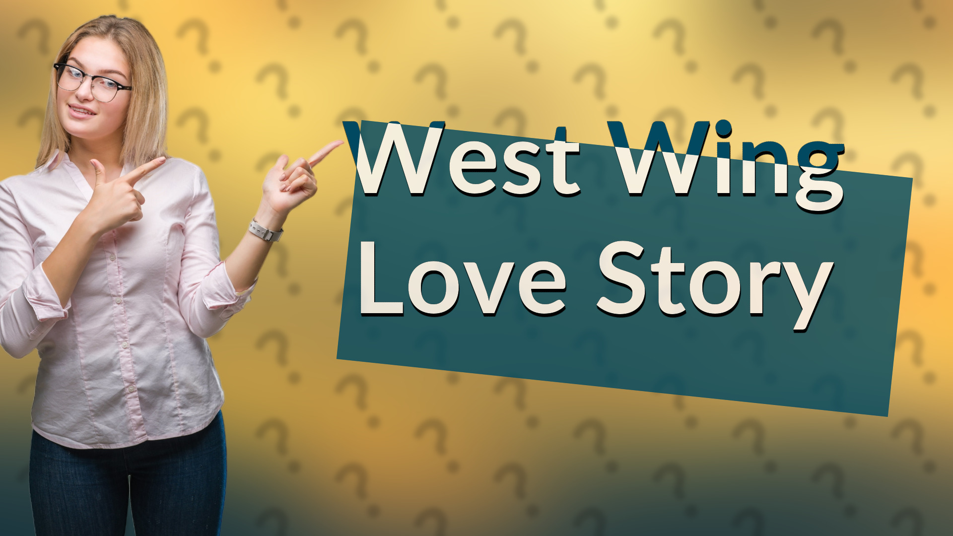 West Wing Love Story
