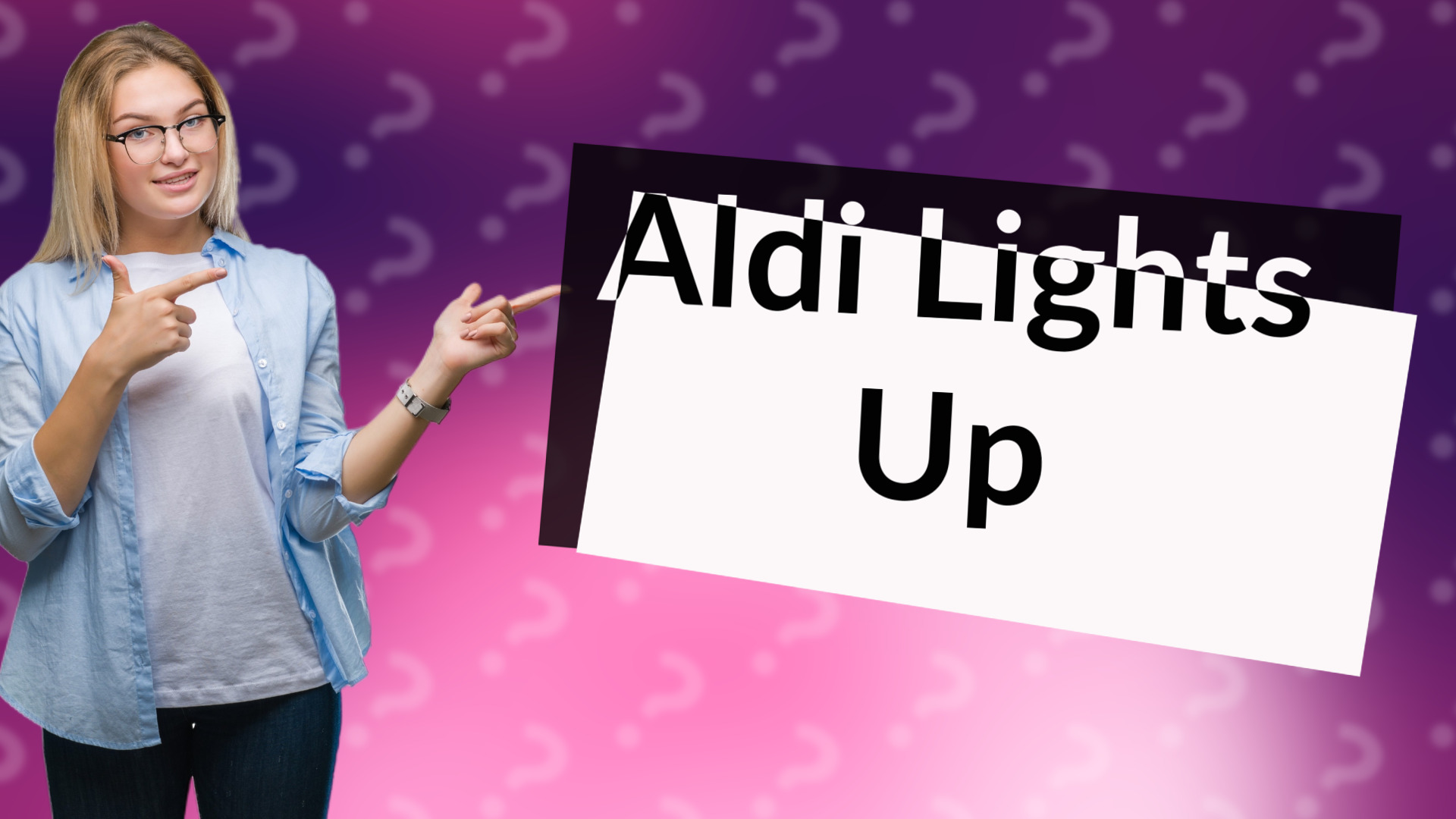 Aldi Lights Up