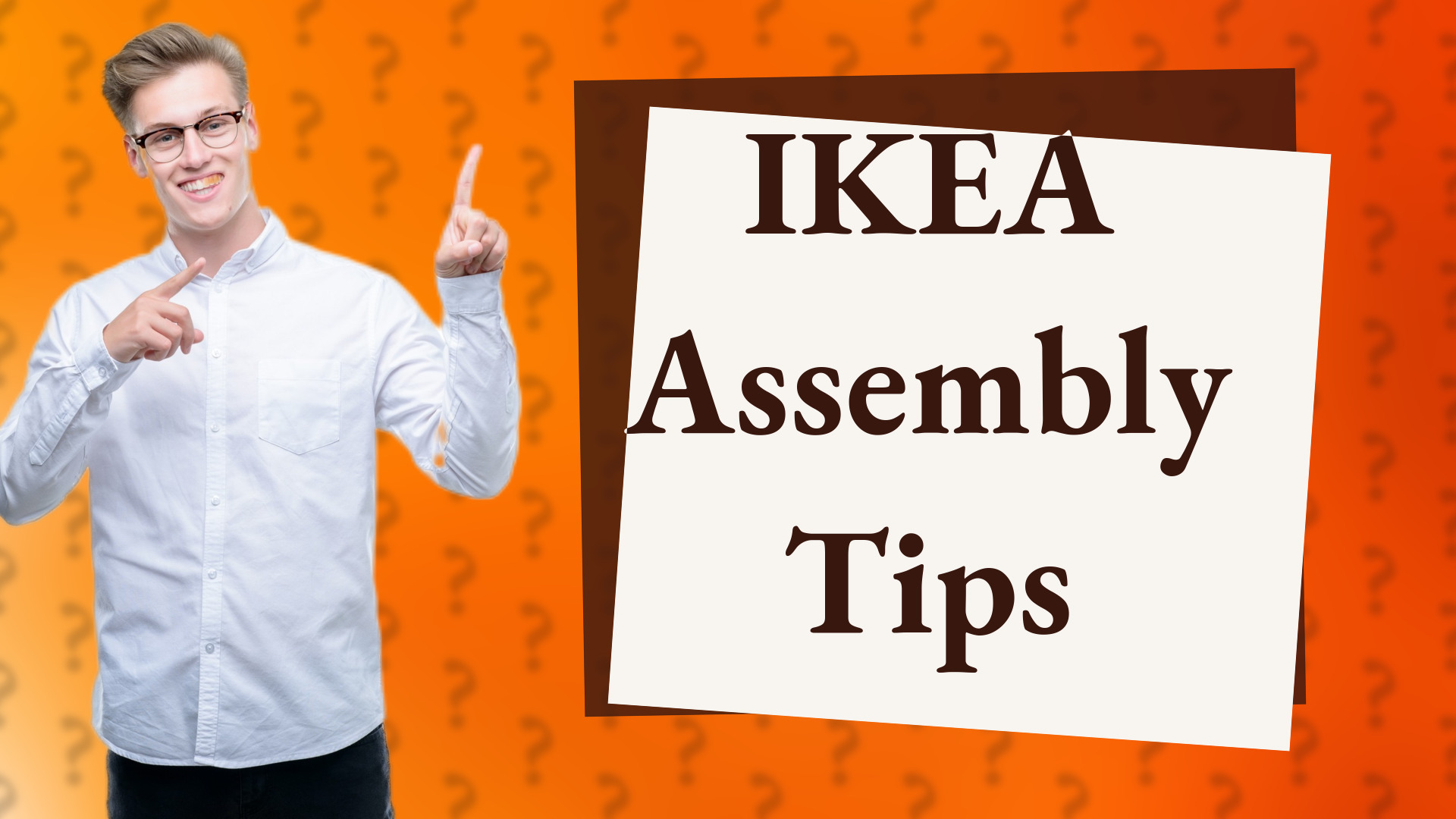 IKEA Assembly Tips