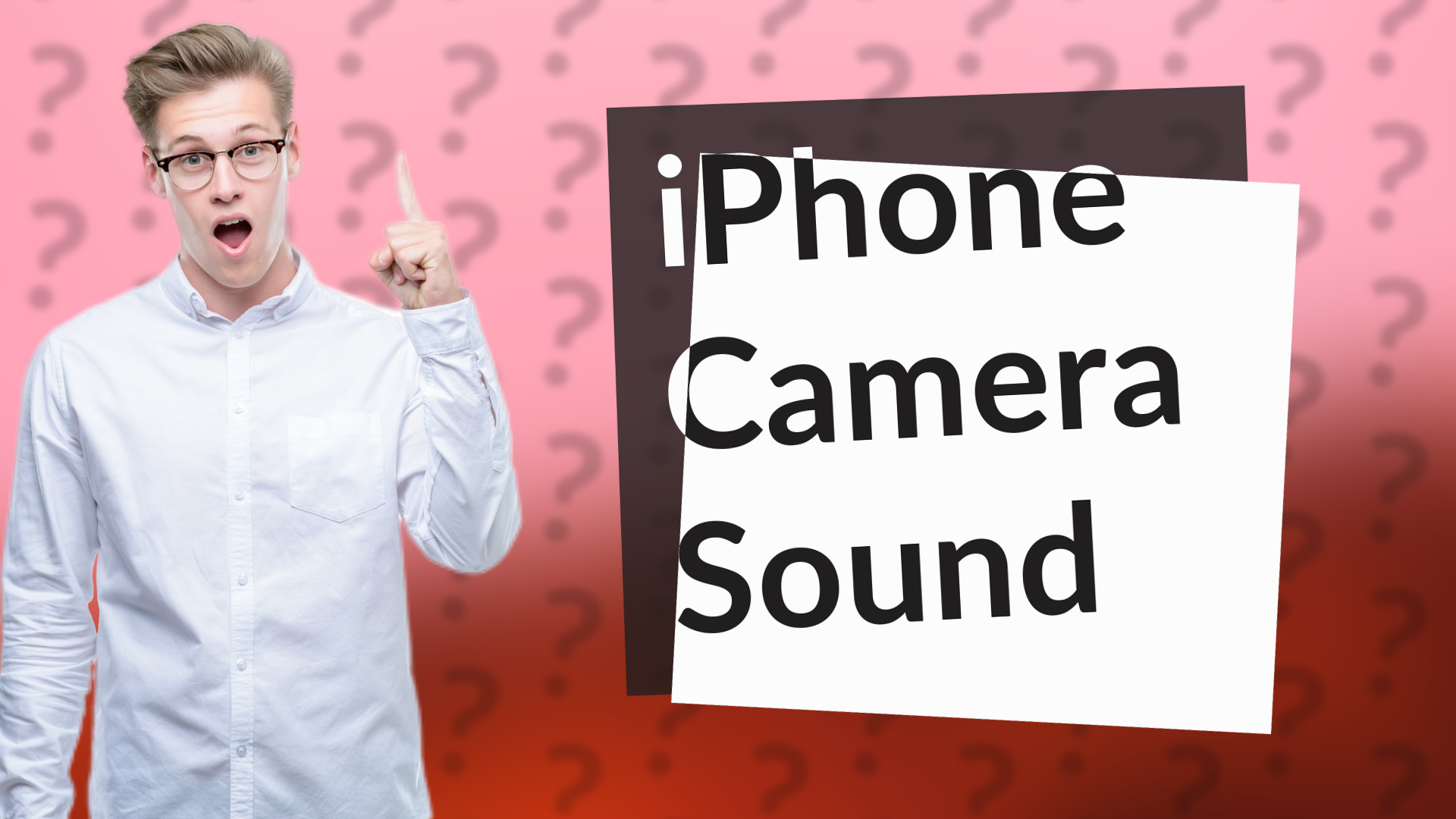 iPhone Camera Sound