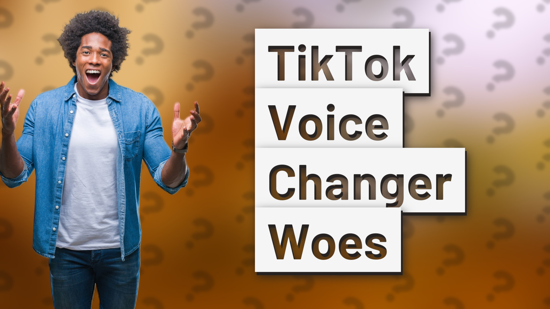 TikTok Voice Changer Woes