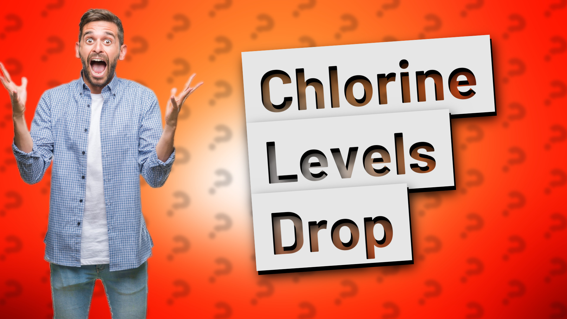 Chlorine Levels Drop