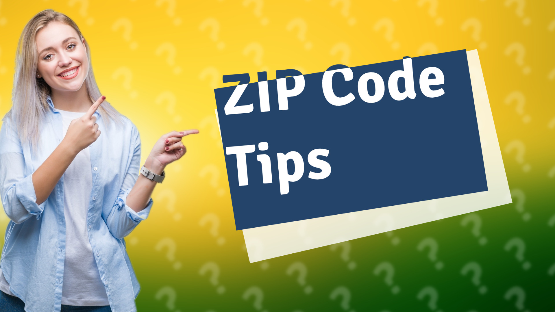 ZIP Code Tips