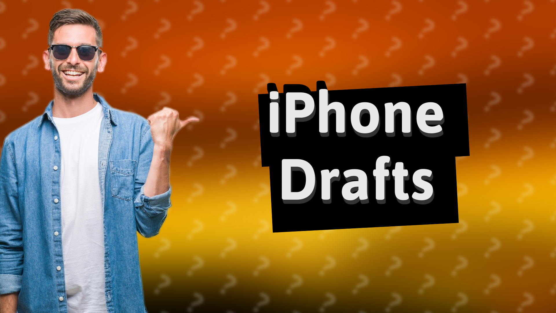 iPhone Drafts