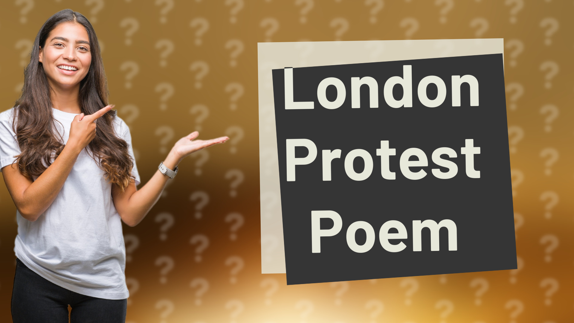 London Protest Poem