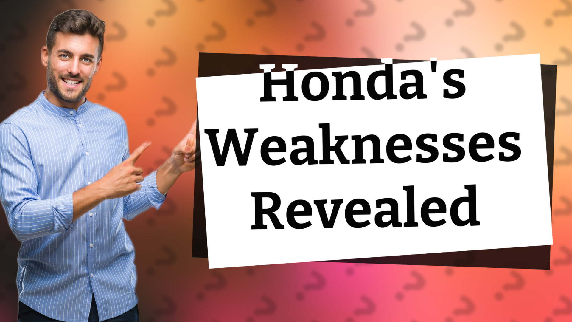 Honda's Weaknesses Revealed