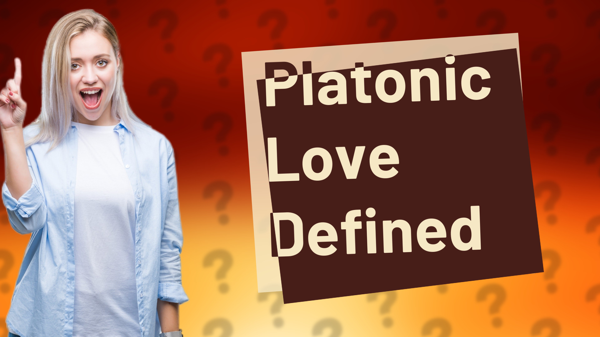Platonic Love Defined