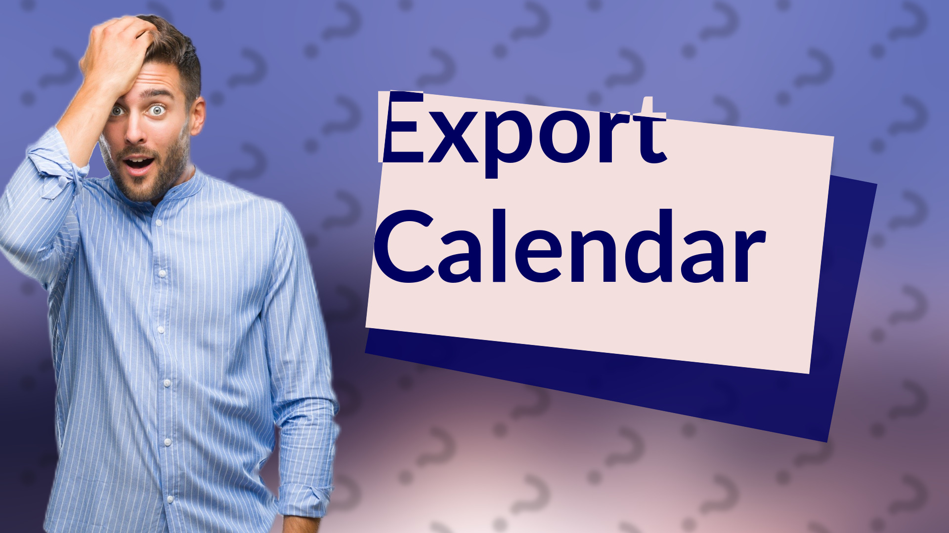 Export Calendar