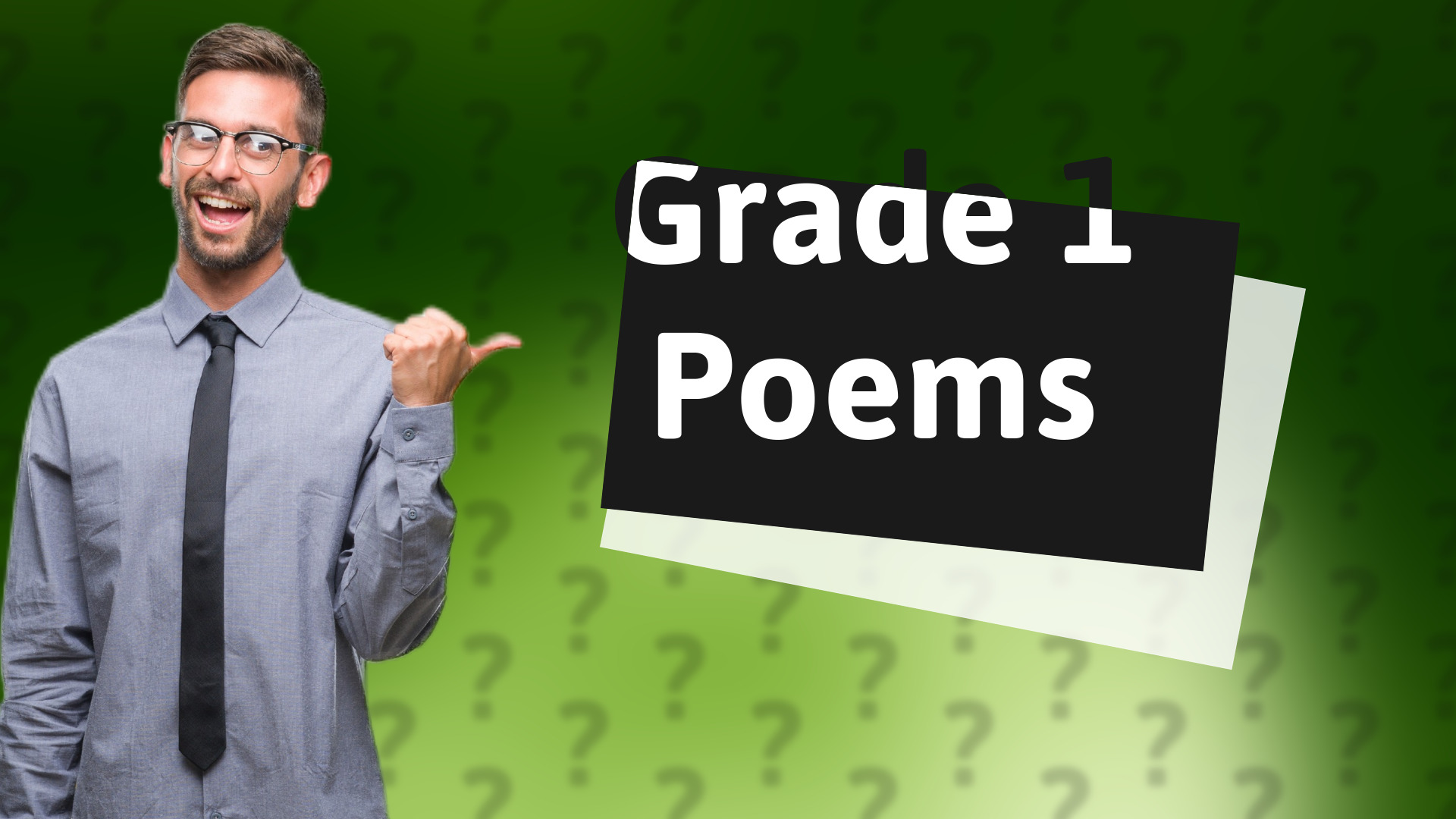 Grade 1 Poems