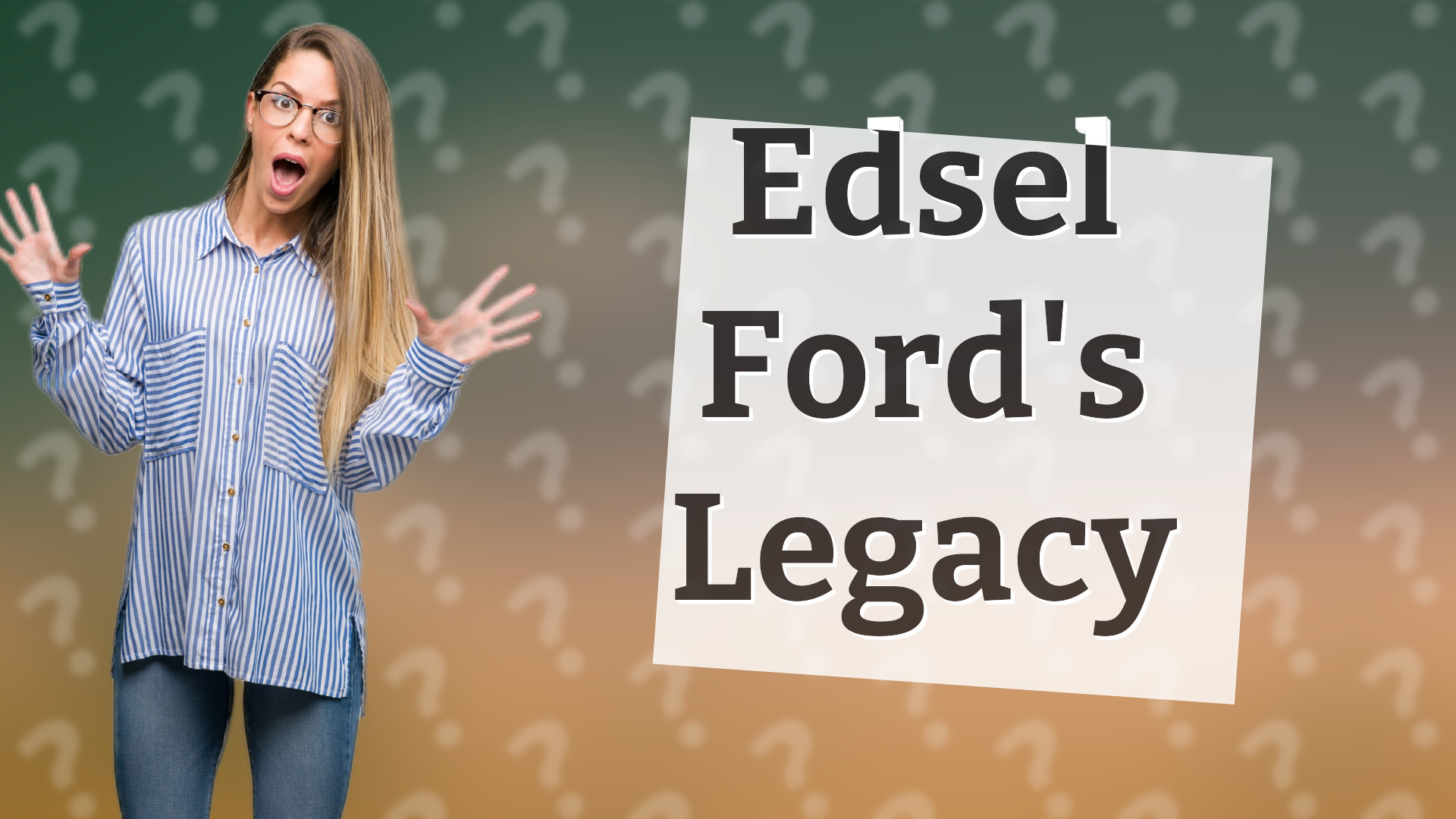 Edsel Ford's Legacy