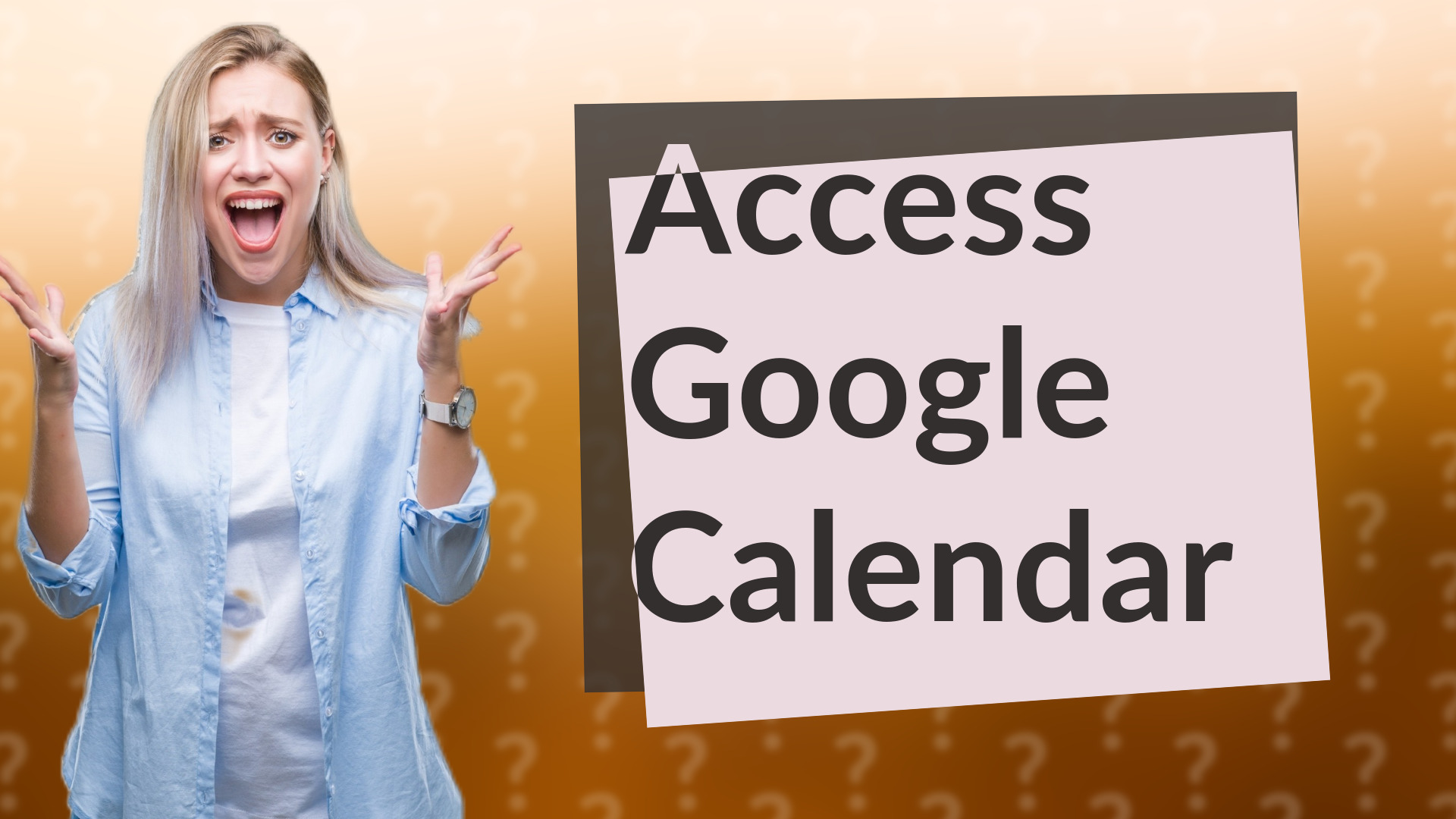 Access Google Calendar
