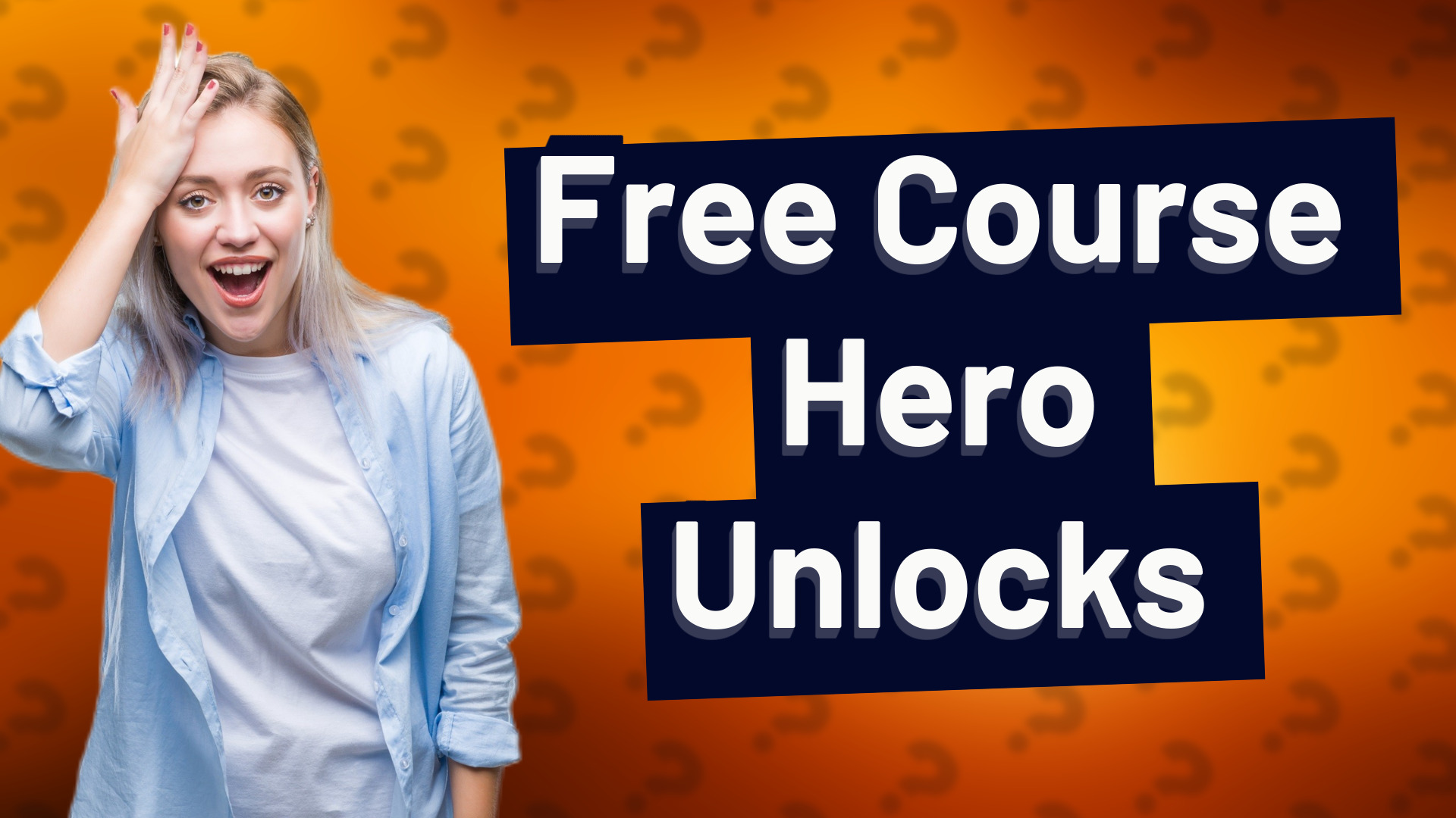 Free Course Hero Unlocks
