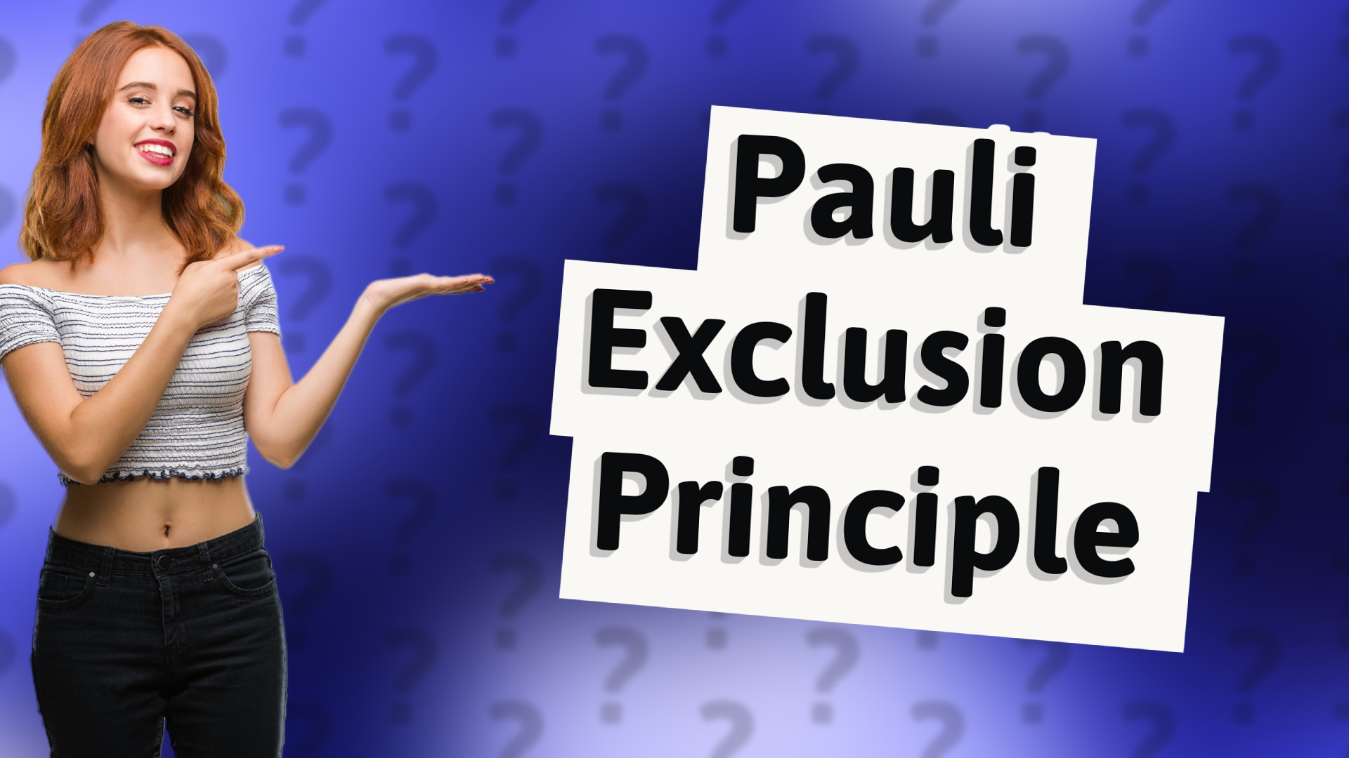 Pauli Exclusion Principle