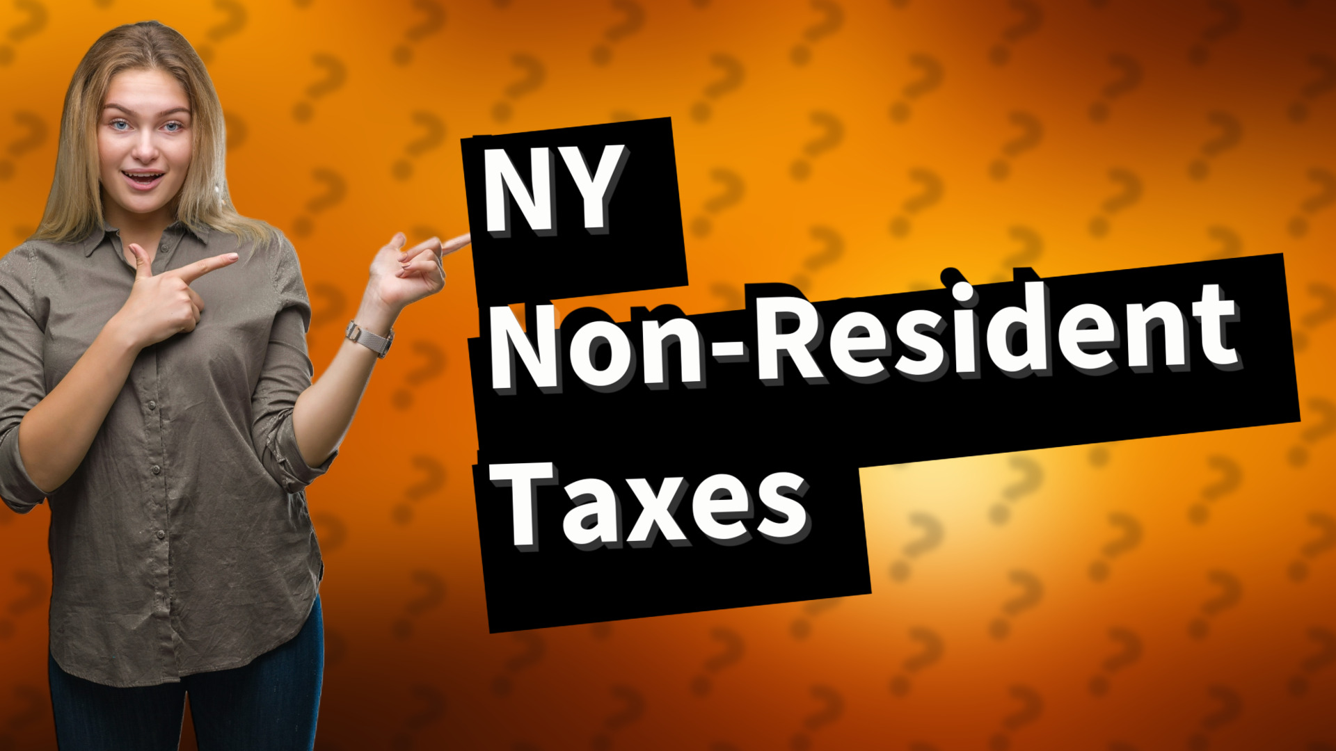 NY Non-Resident Taxes