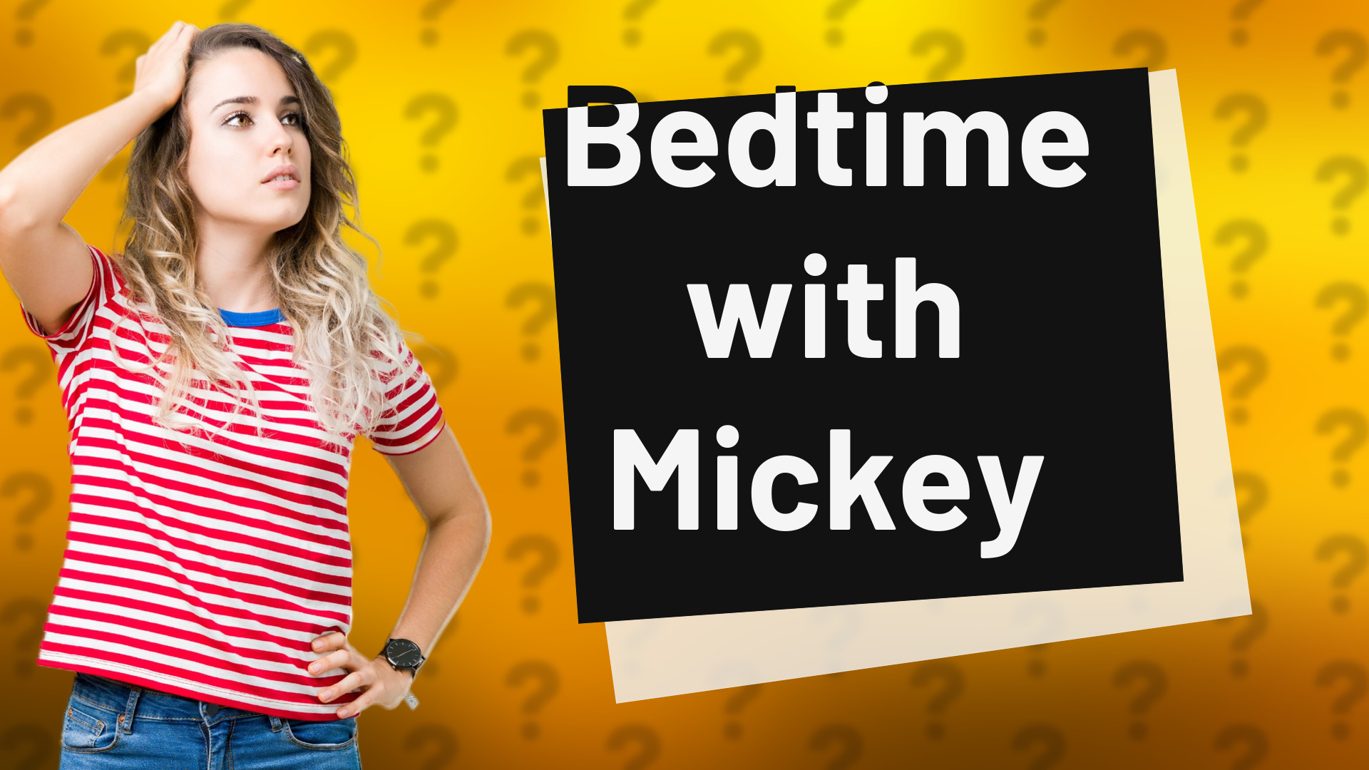 Bedtime with Mickey