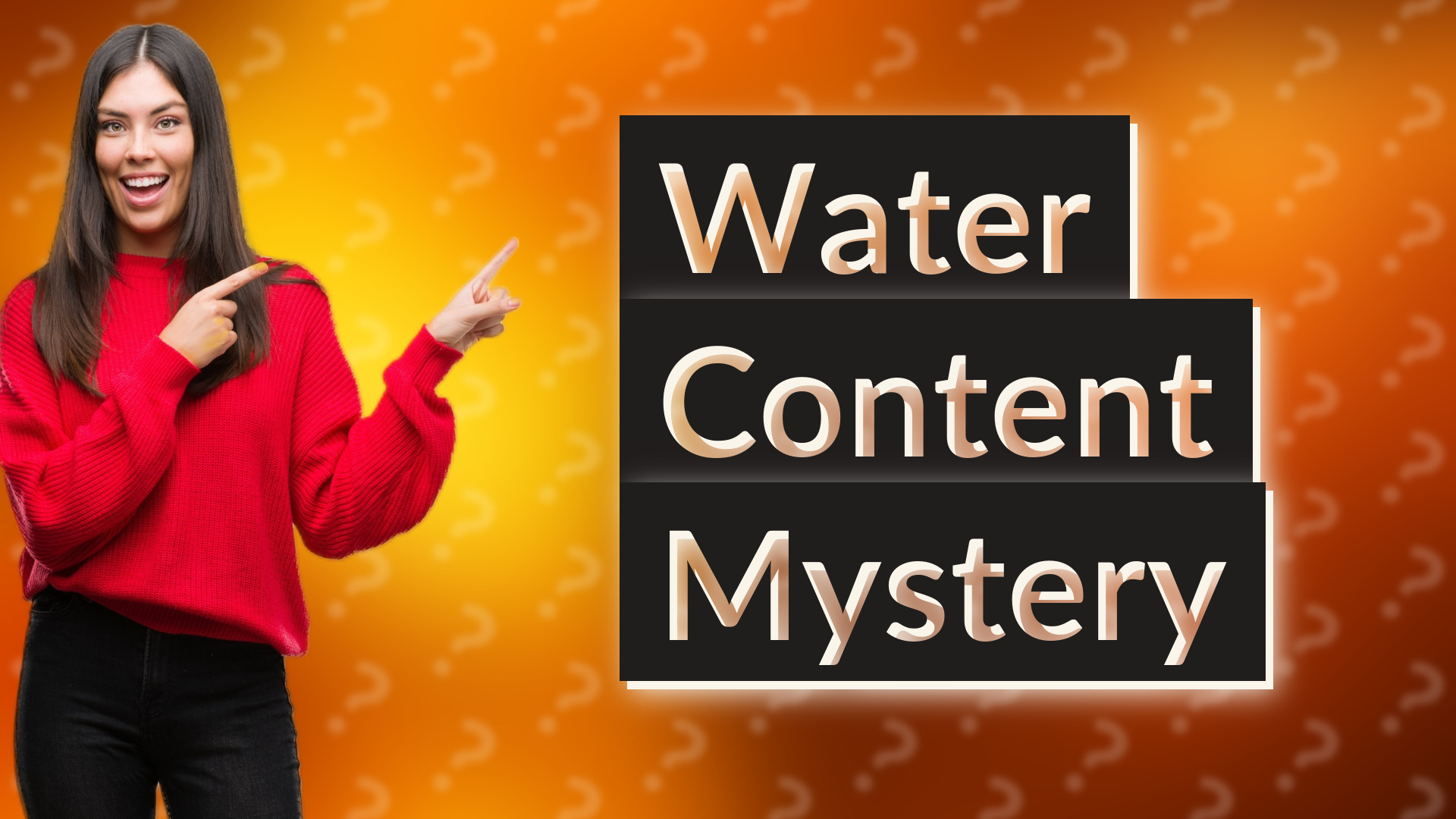 Water Content Mystery