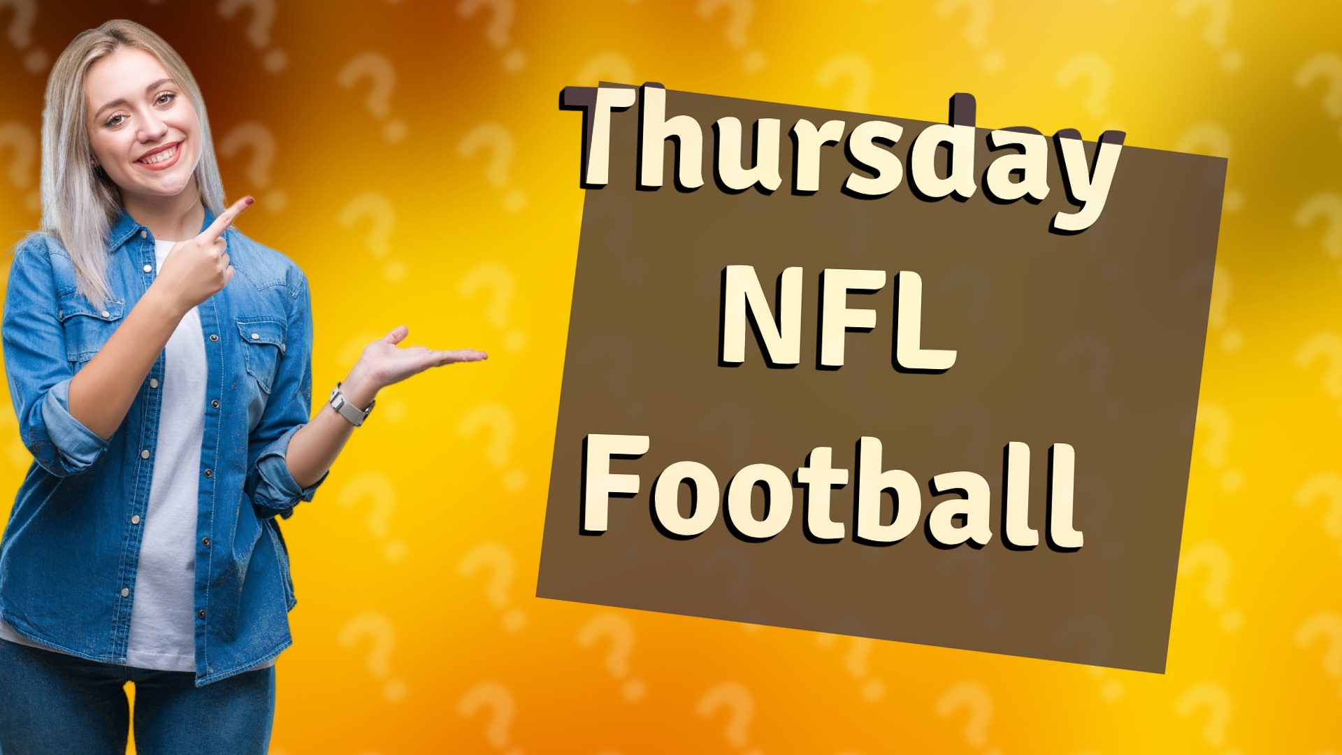 Thursday NFL Football