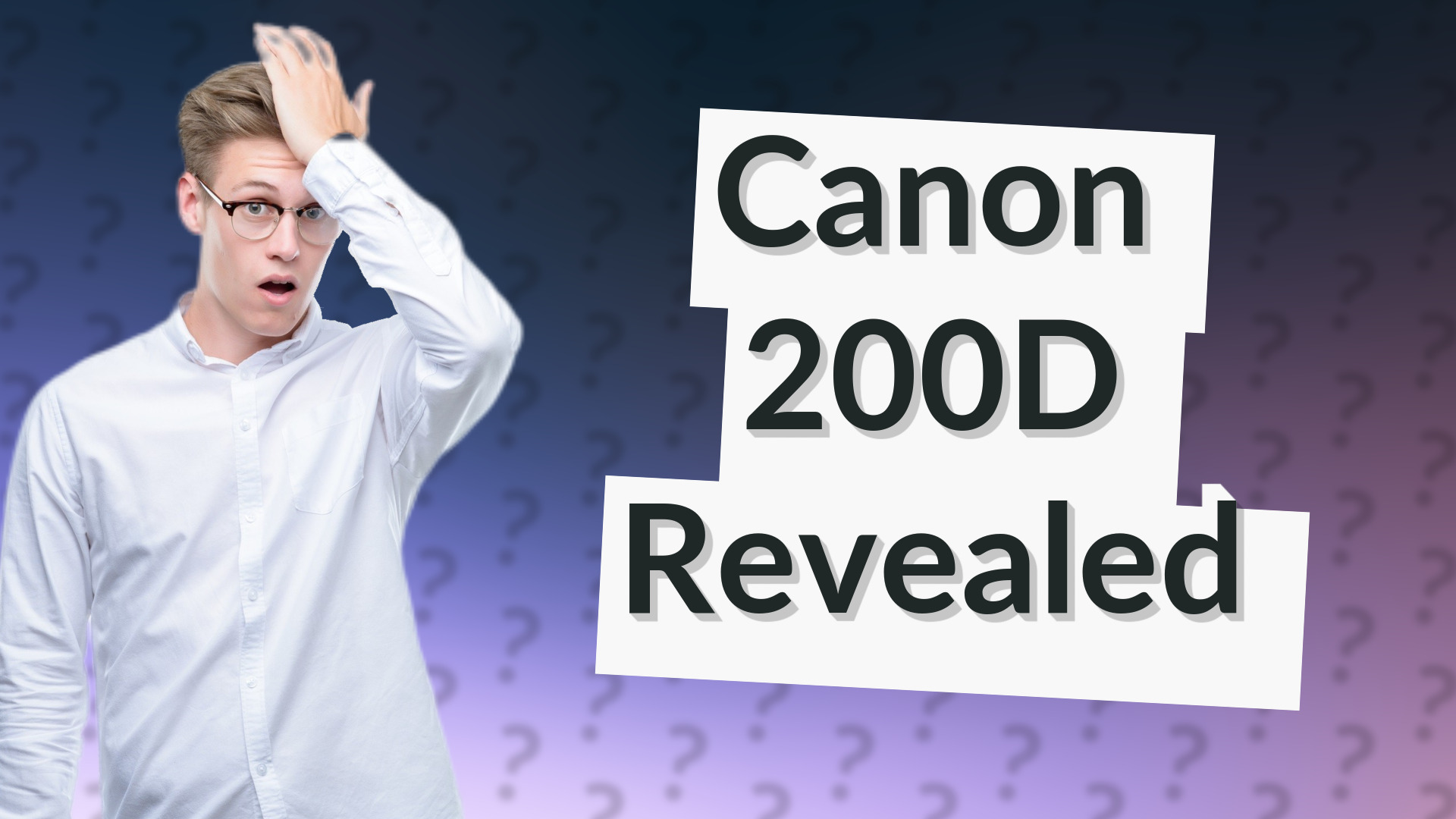 Canon 200D Revealed