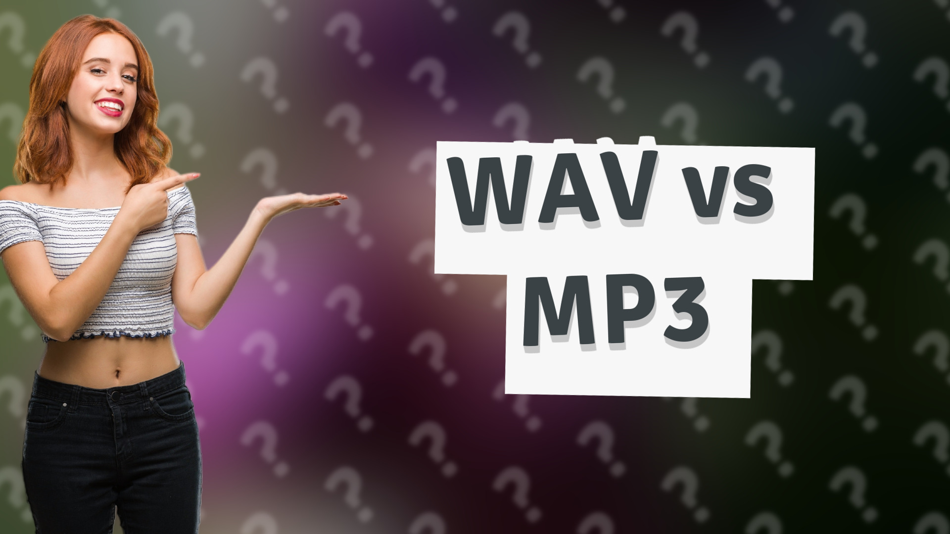 WAV vs MP3