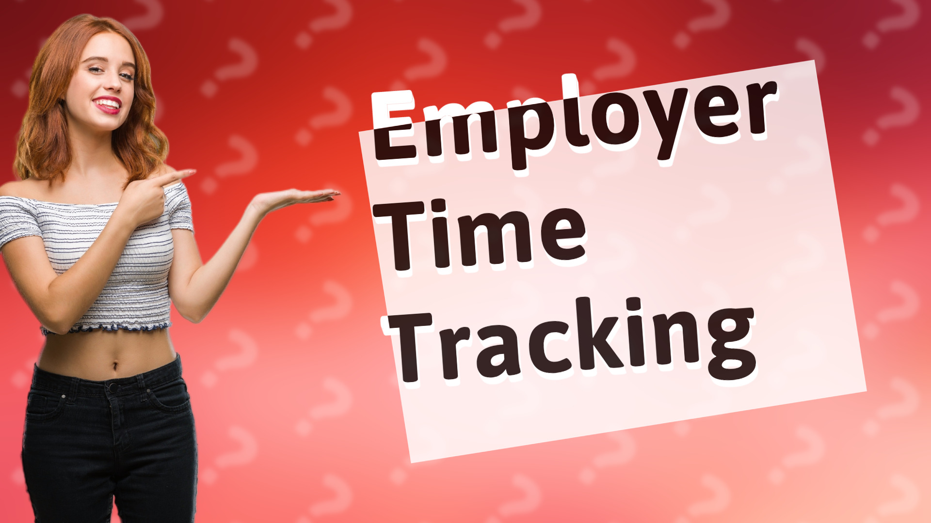 Employer Time Tracking
