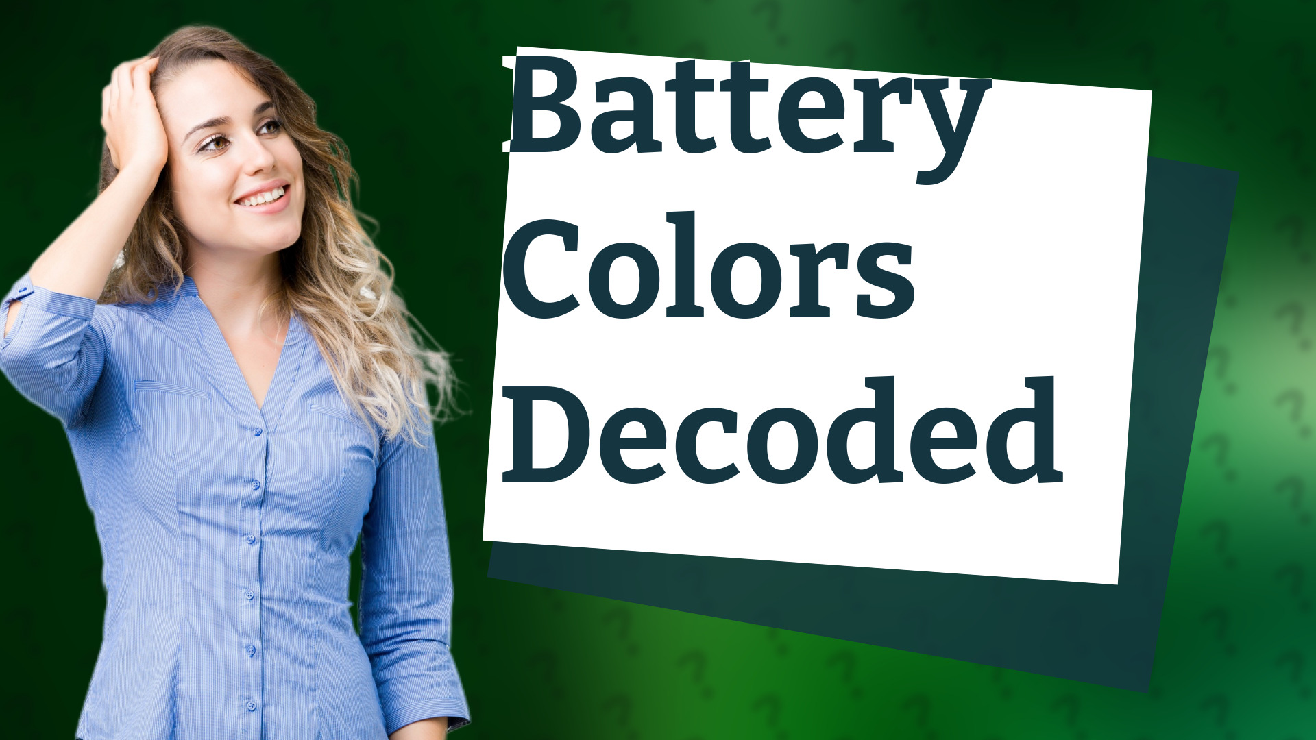 Battery Colors Decoded