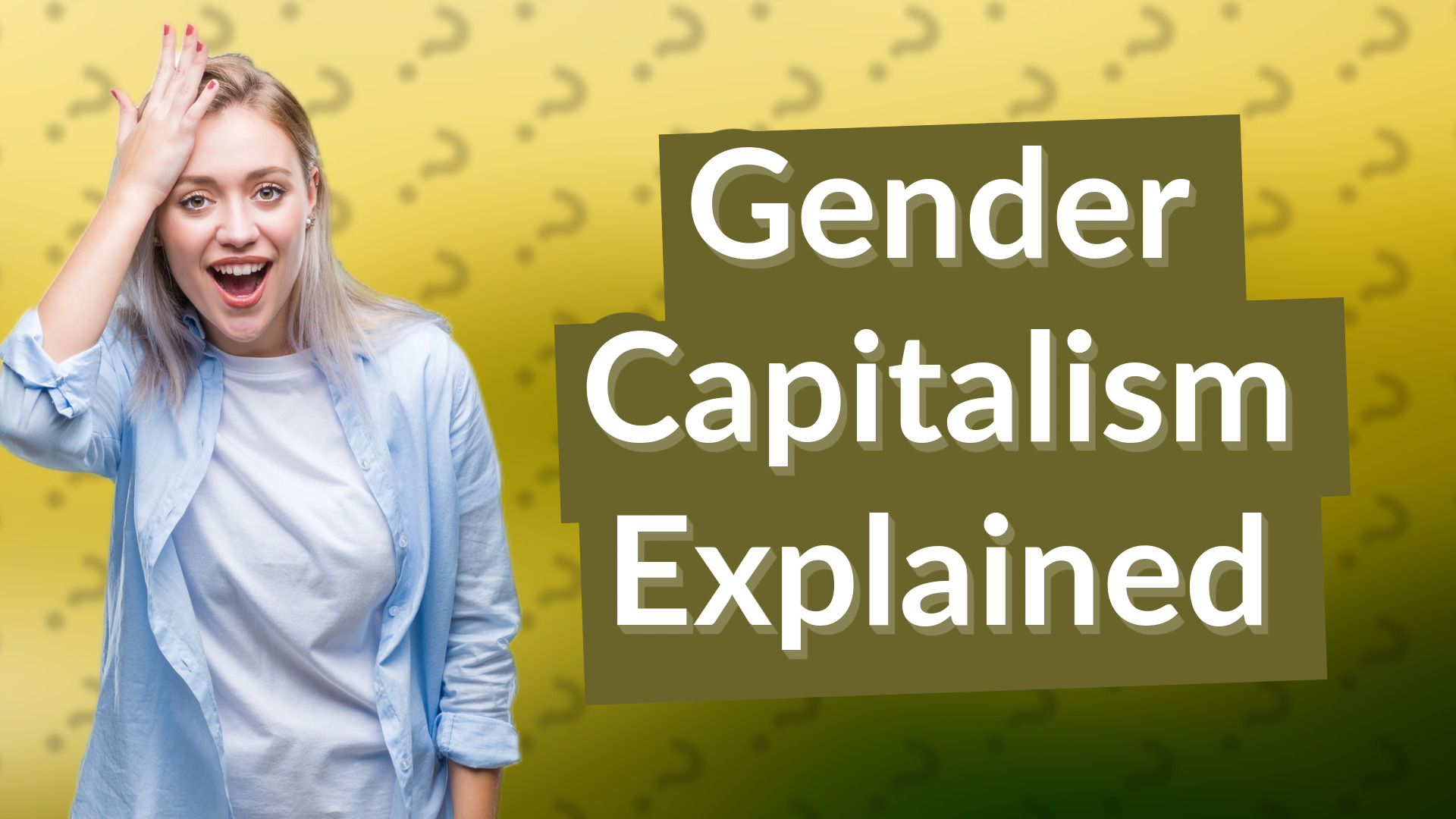 Gender Capitalism Explained