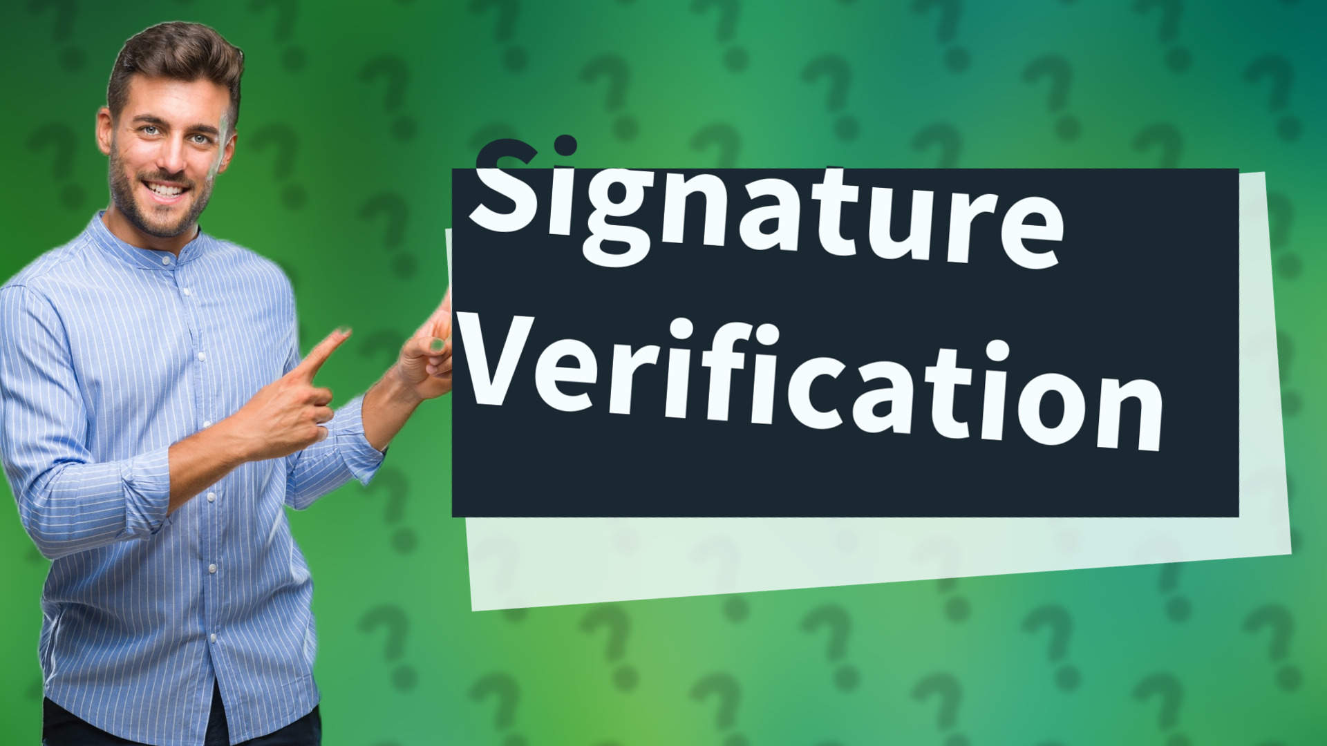 Signature Verification