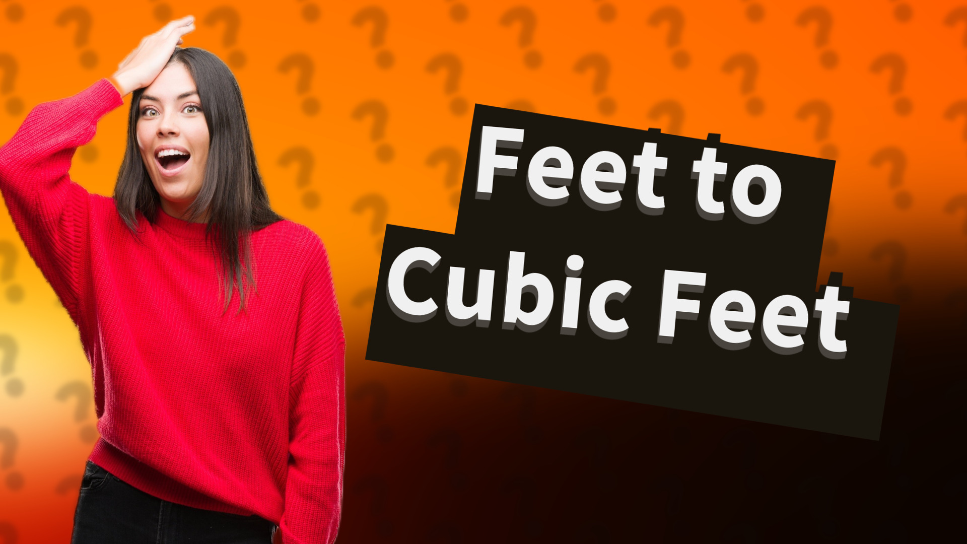 Feet to Cubic Feet