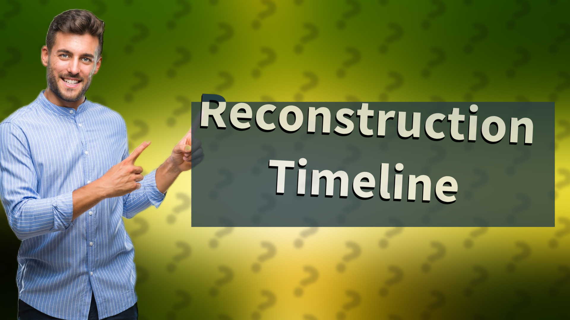 Reconstruction Timeline