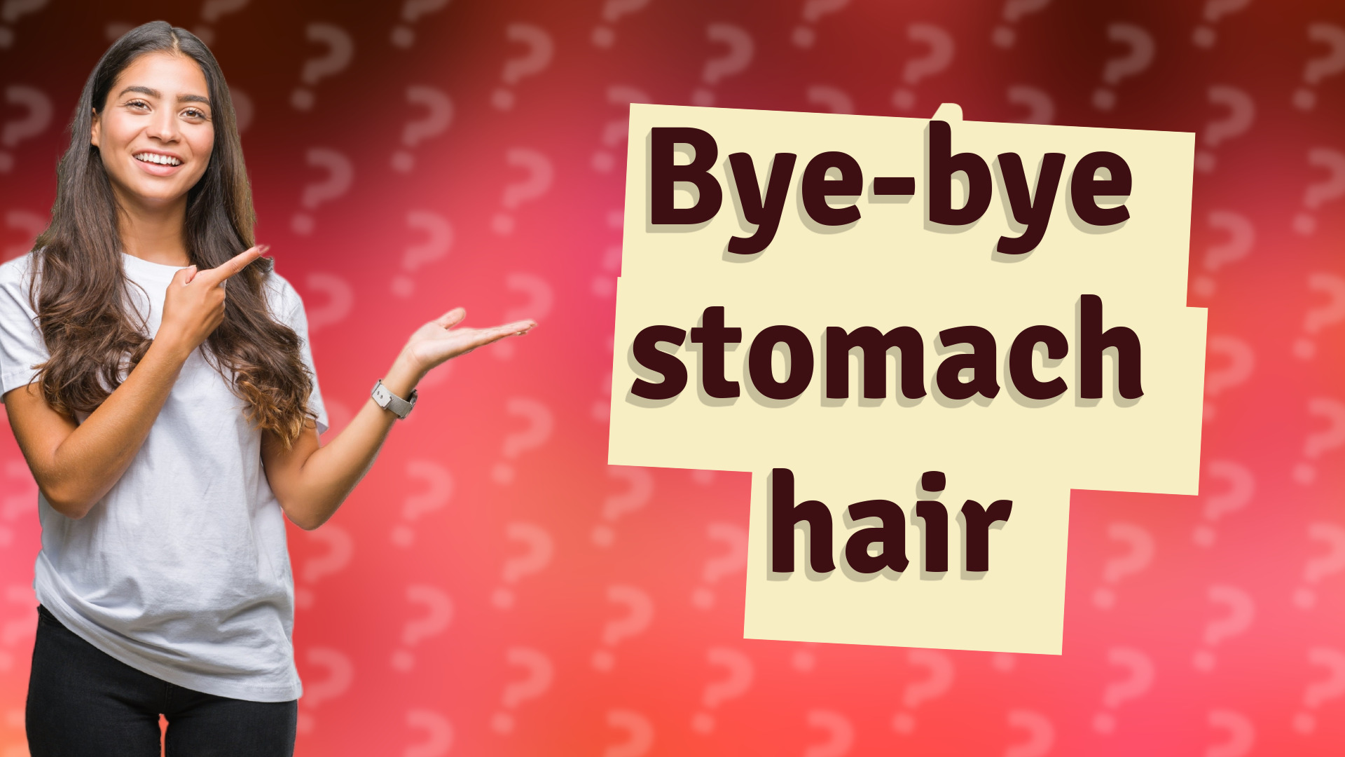 Bye-bye stomach hair