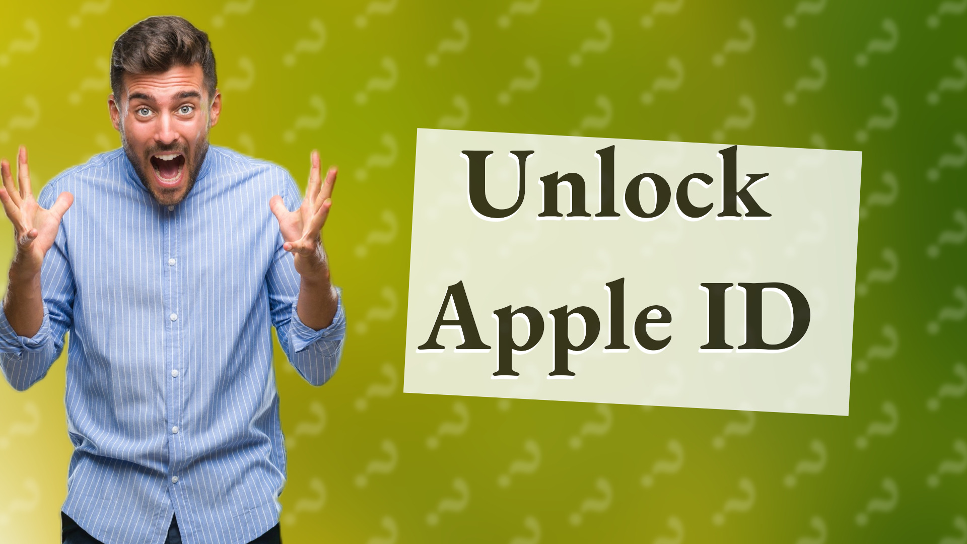 Unlock Apple ID