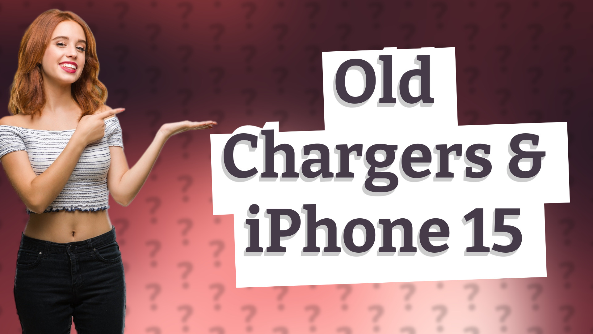 Old Chargers & iPhone 15