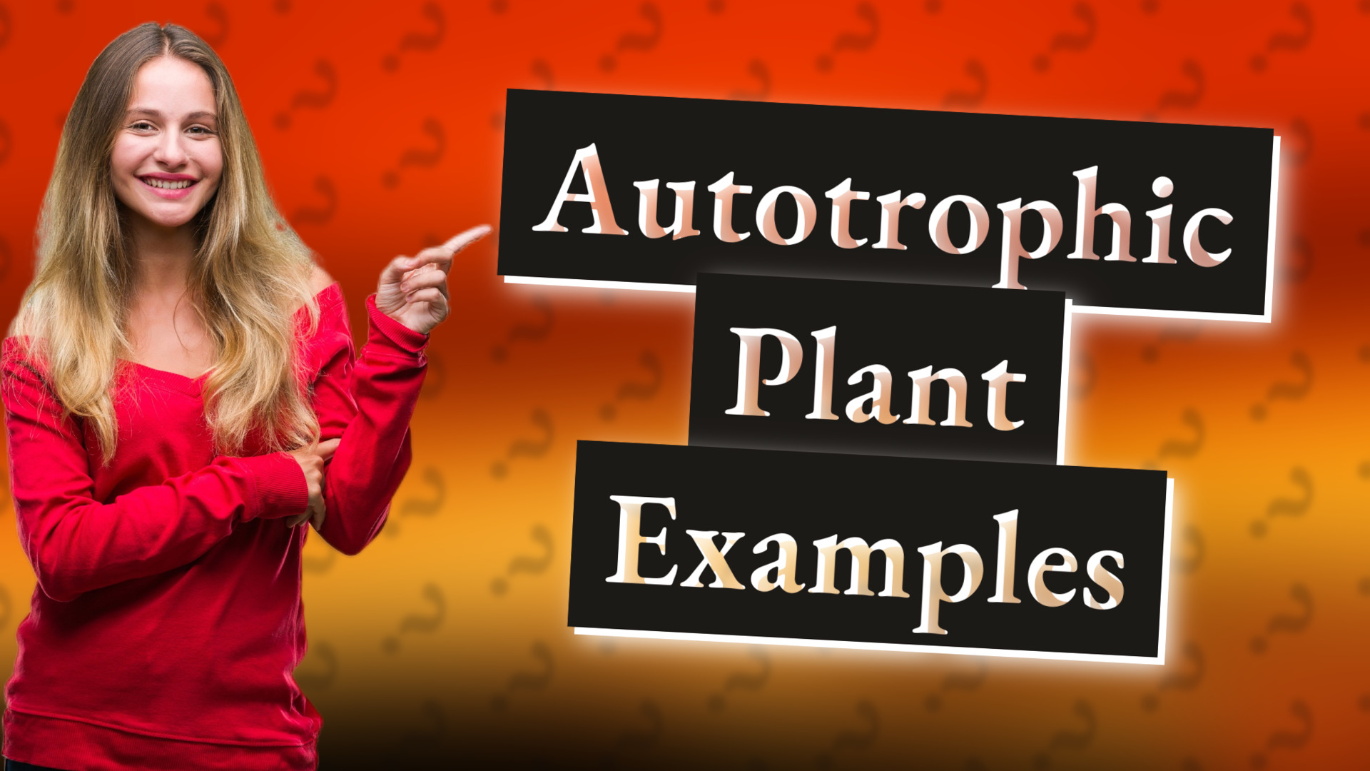 Autotrophic Plant Examples