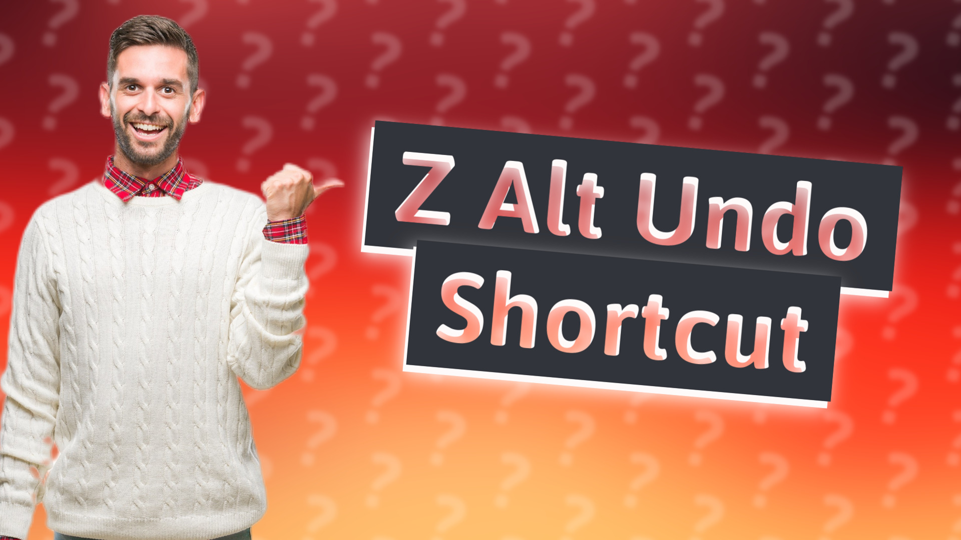 Z Alt Undo Shortcut