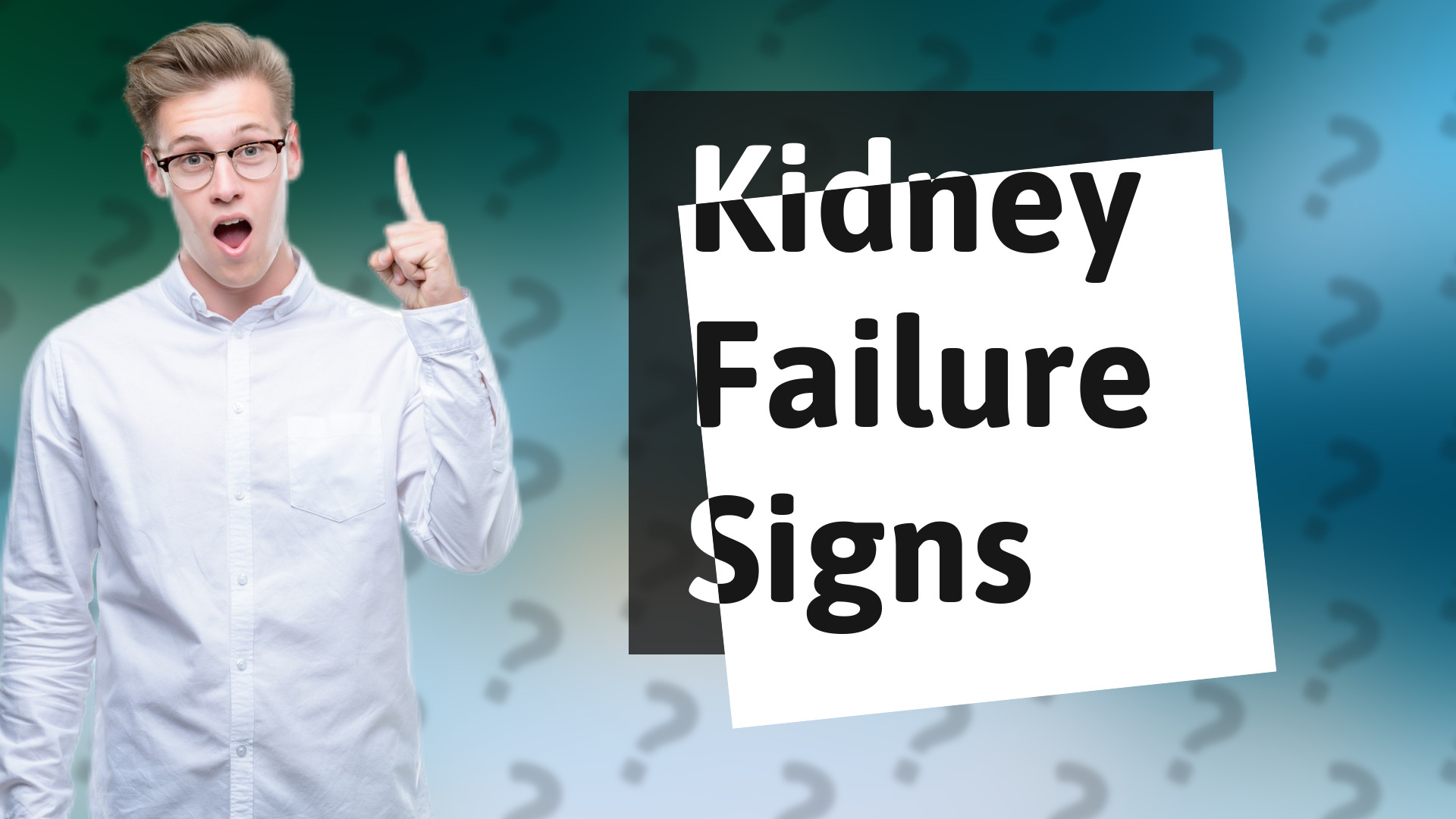 Kidney Failure Signs