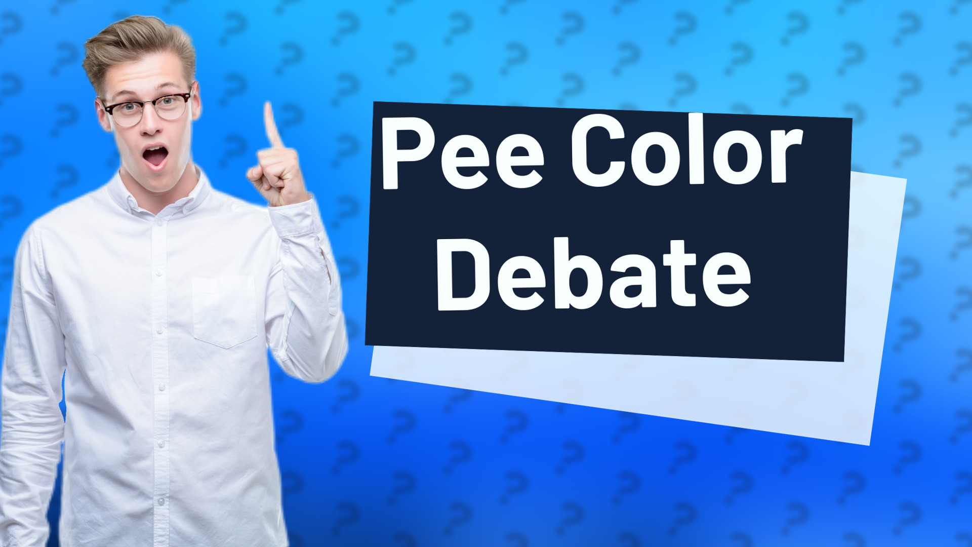 Pee Color Debate