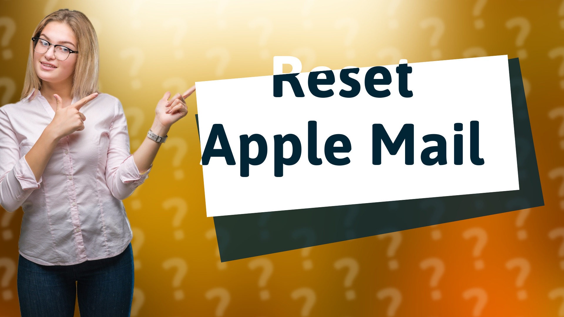 Reset Apple Mail