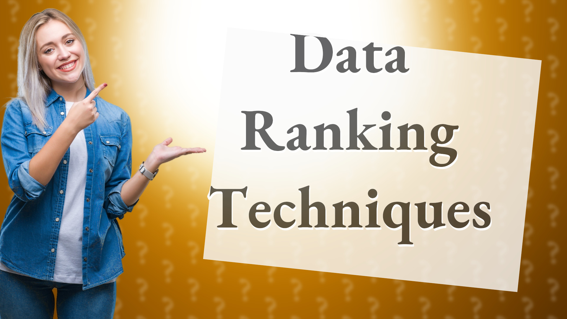 Data Ranking Techniques