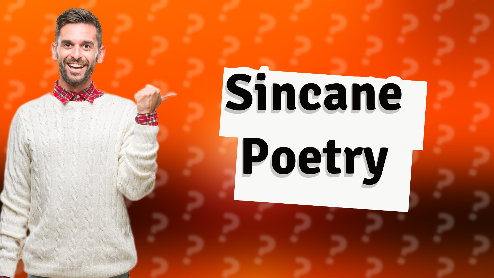 Sincane Poetry