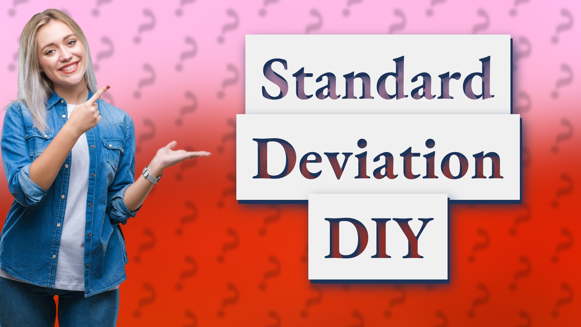 Standard Deviation DIY