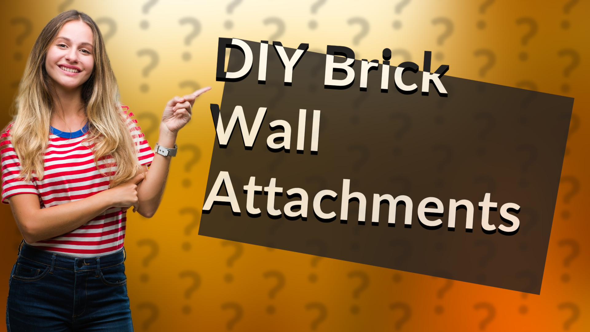 DIY Brick Wall Attachments