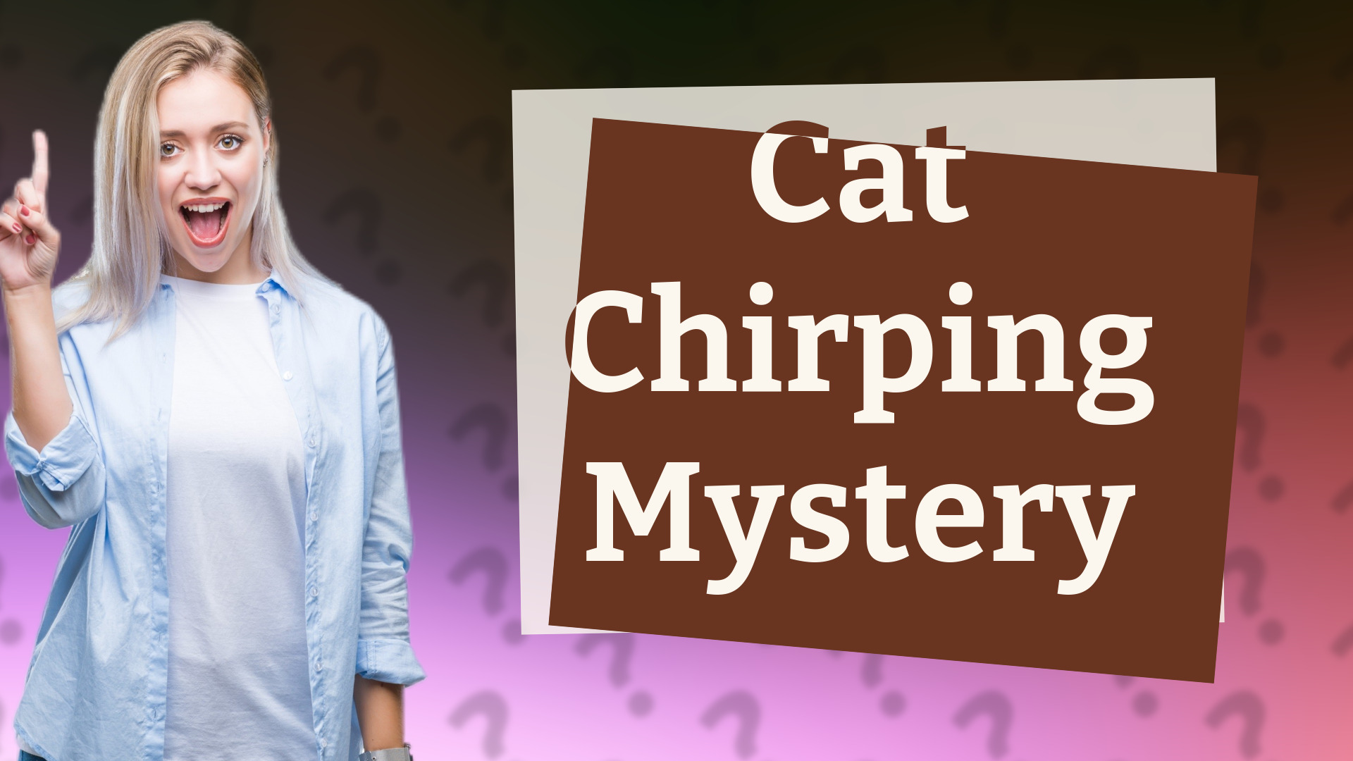 Cat Chirping Mystery