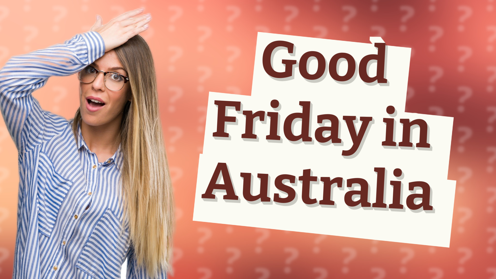 Good Friday in Australia