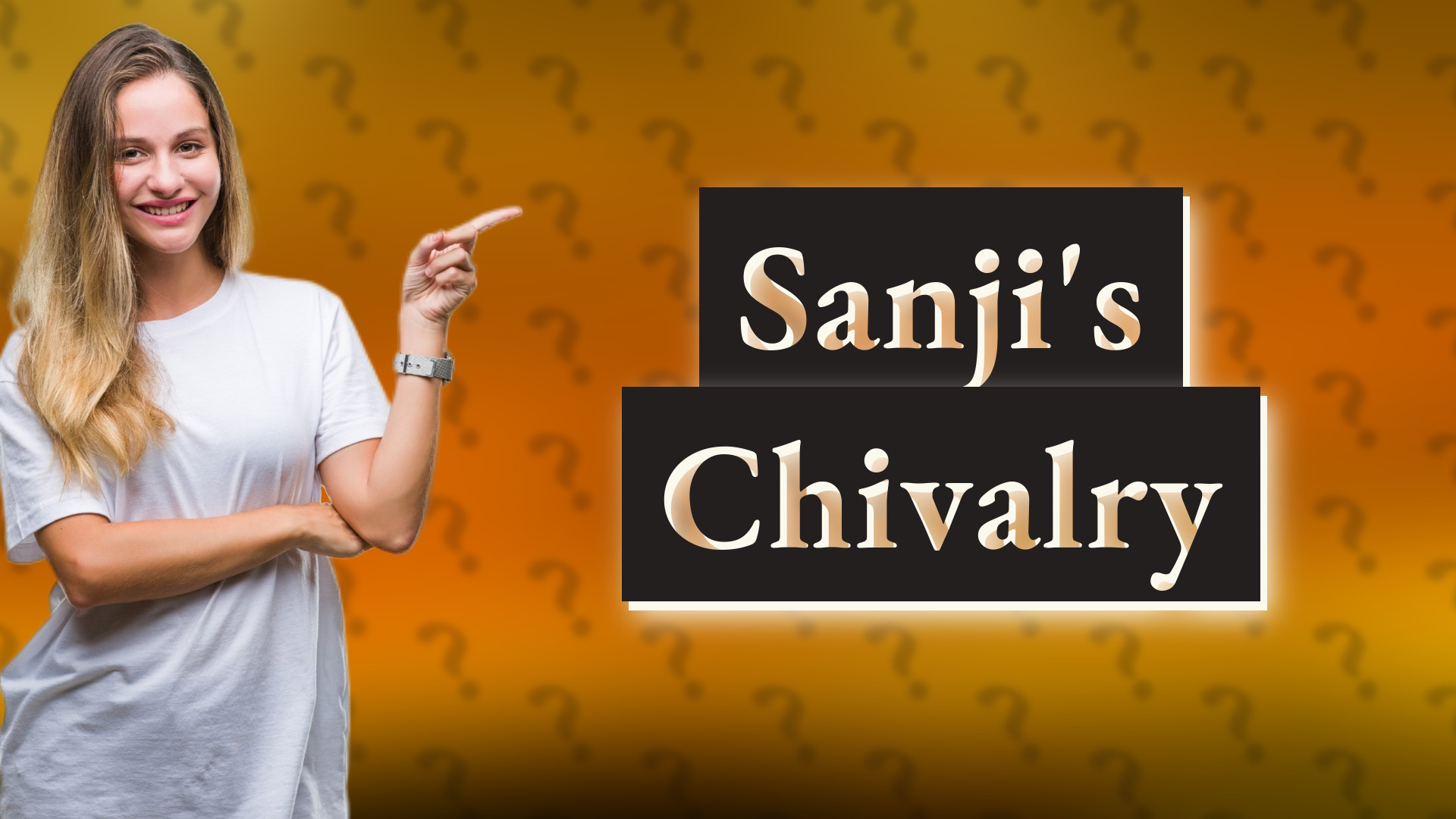 Sanji's Chivalry