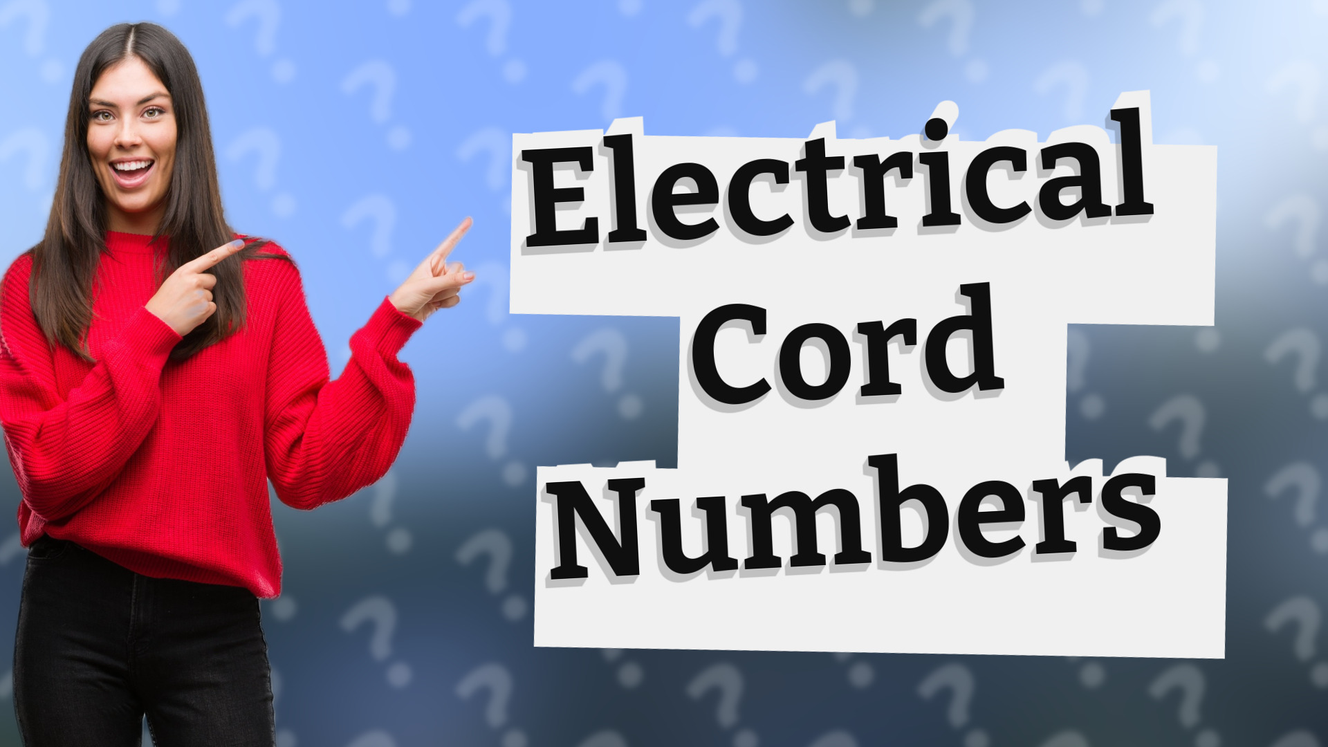 Electrical Cord Numbers